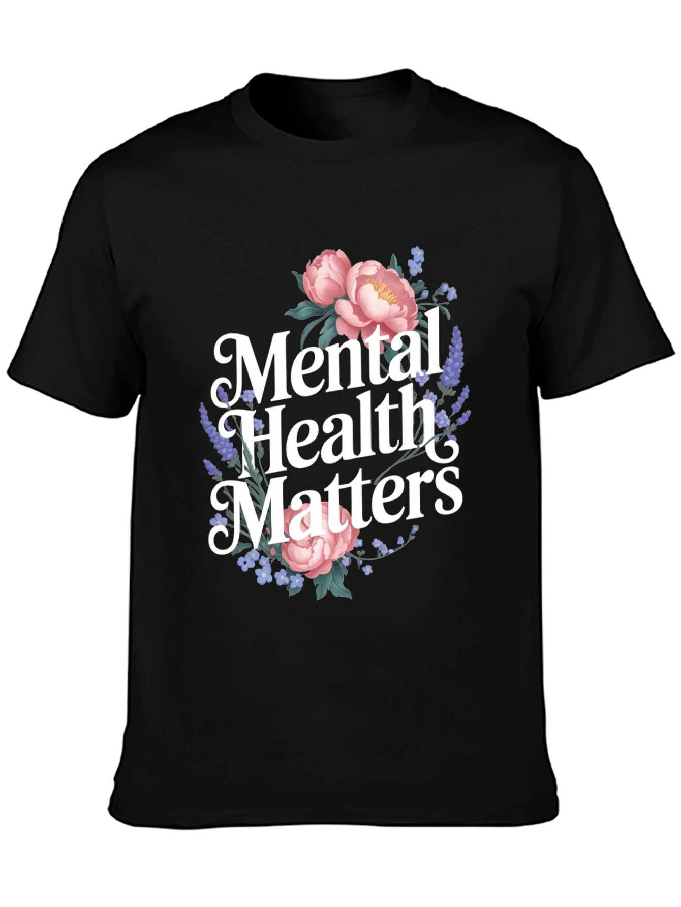 Mental Health Matters Floral T-Shirt