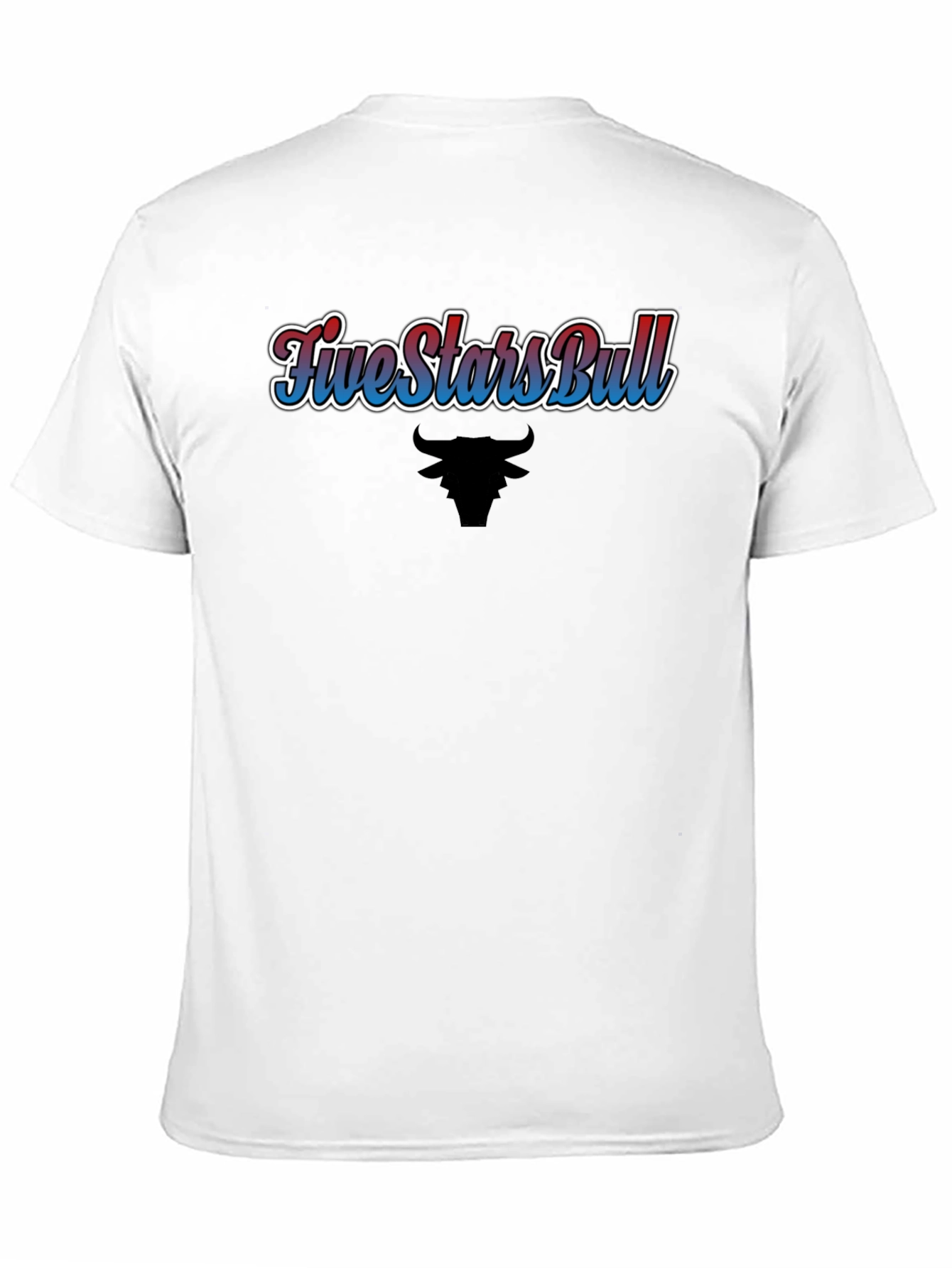 Five Stars Bull Black T-Shirt