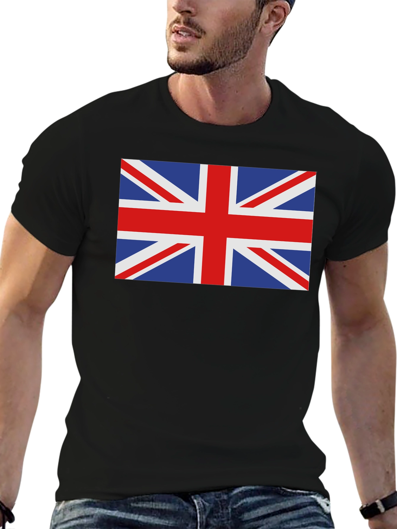 Union Jack Black T-Shirt