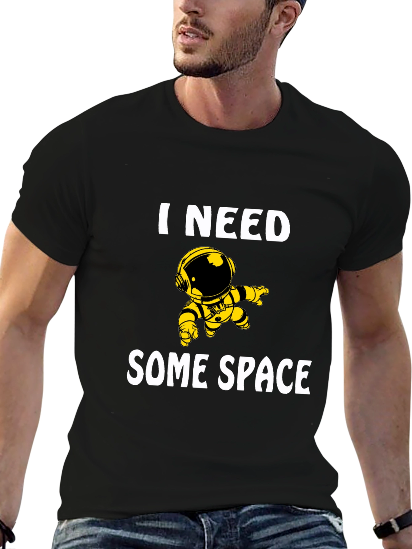 I Need Some Space Astronaut Graphic T-Shirt