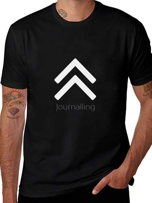 Journaling Arrows Graphic Tee - Black