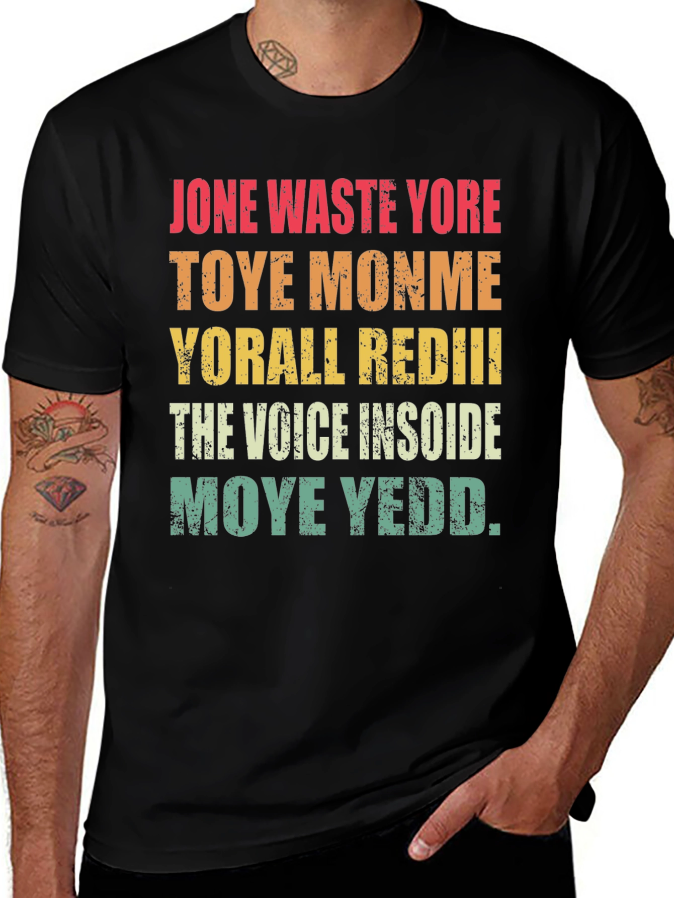 Retro Text T-Shirt