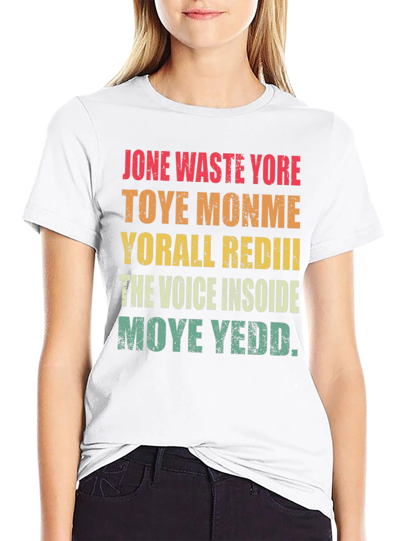 Retro Text T-Shirt