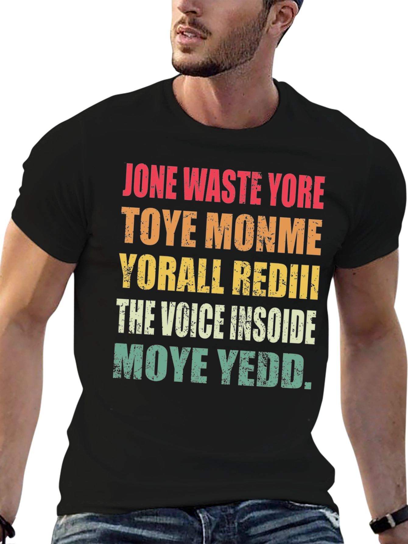 Retro Text T-Shirt