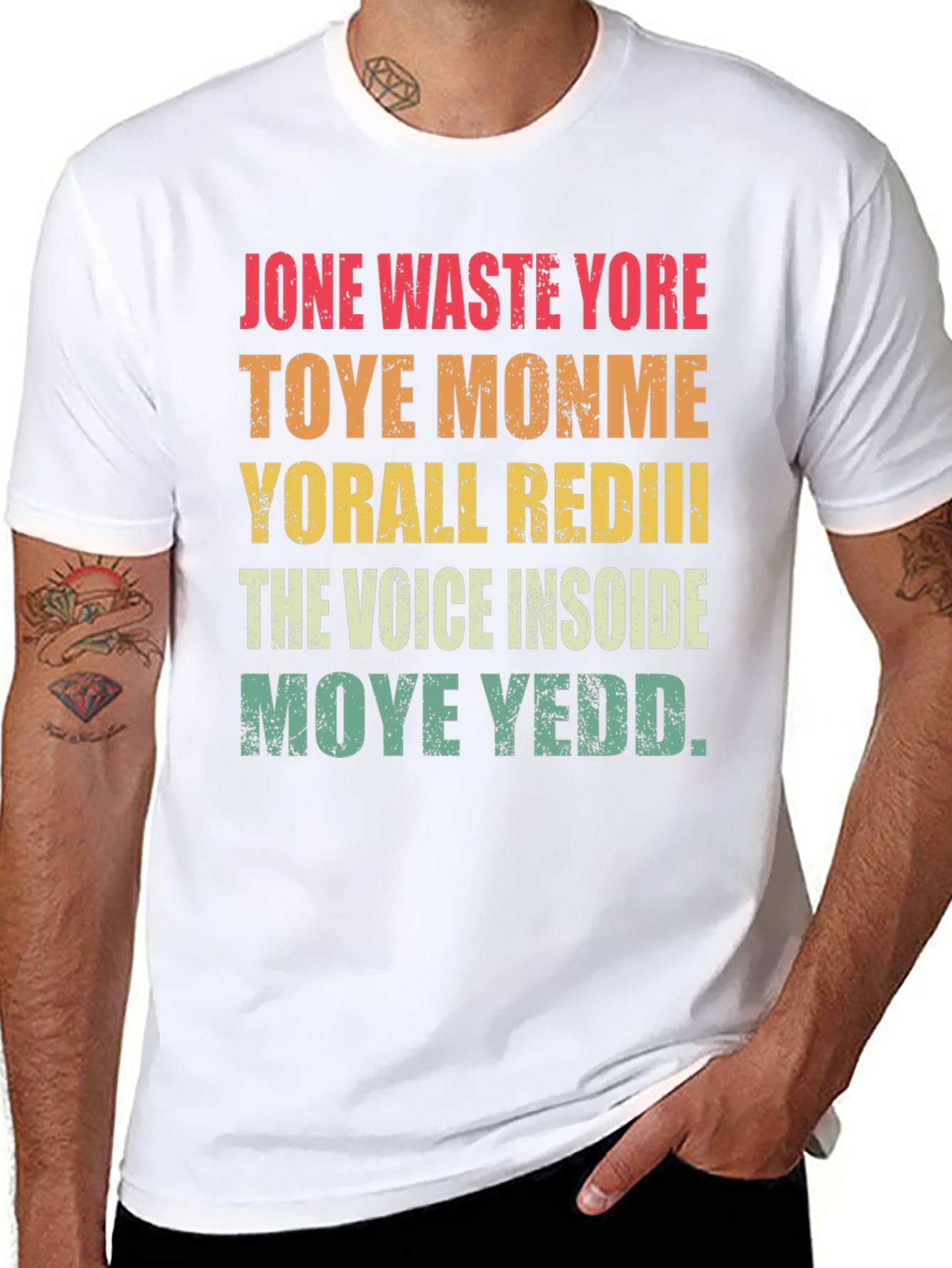 Retro Text T-Shirt