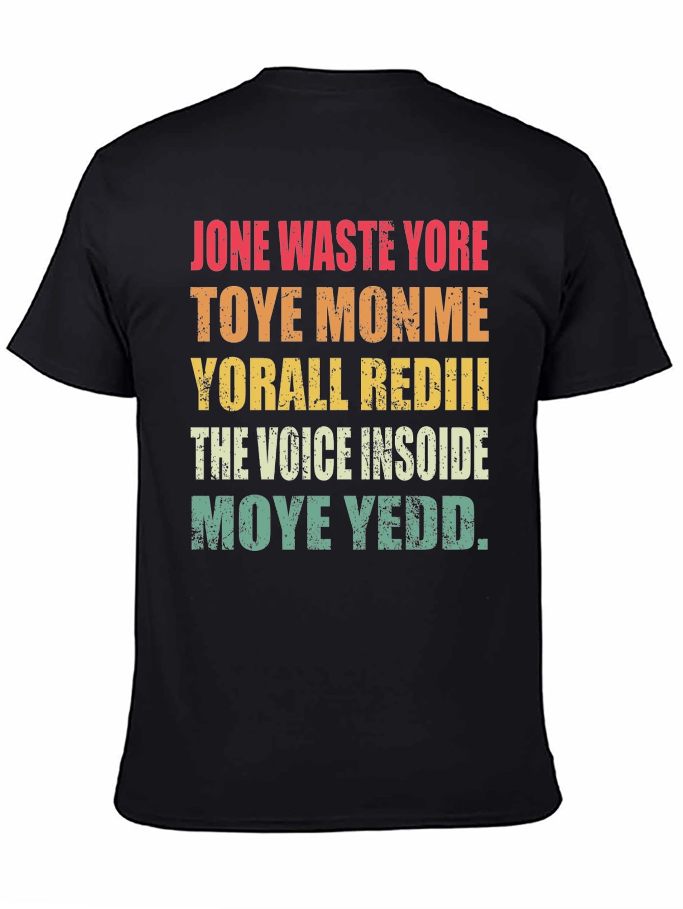 Retro Text T-Shirt