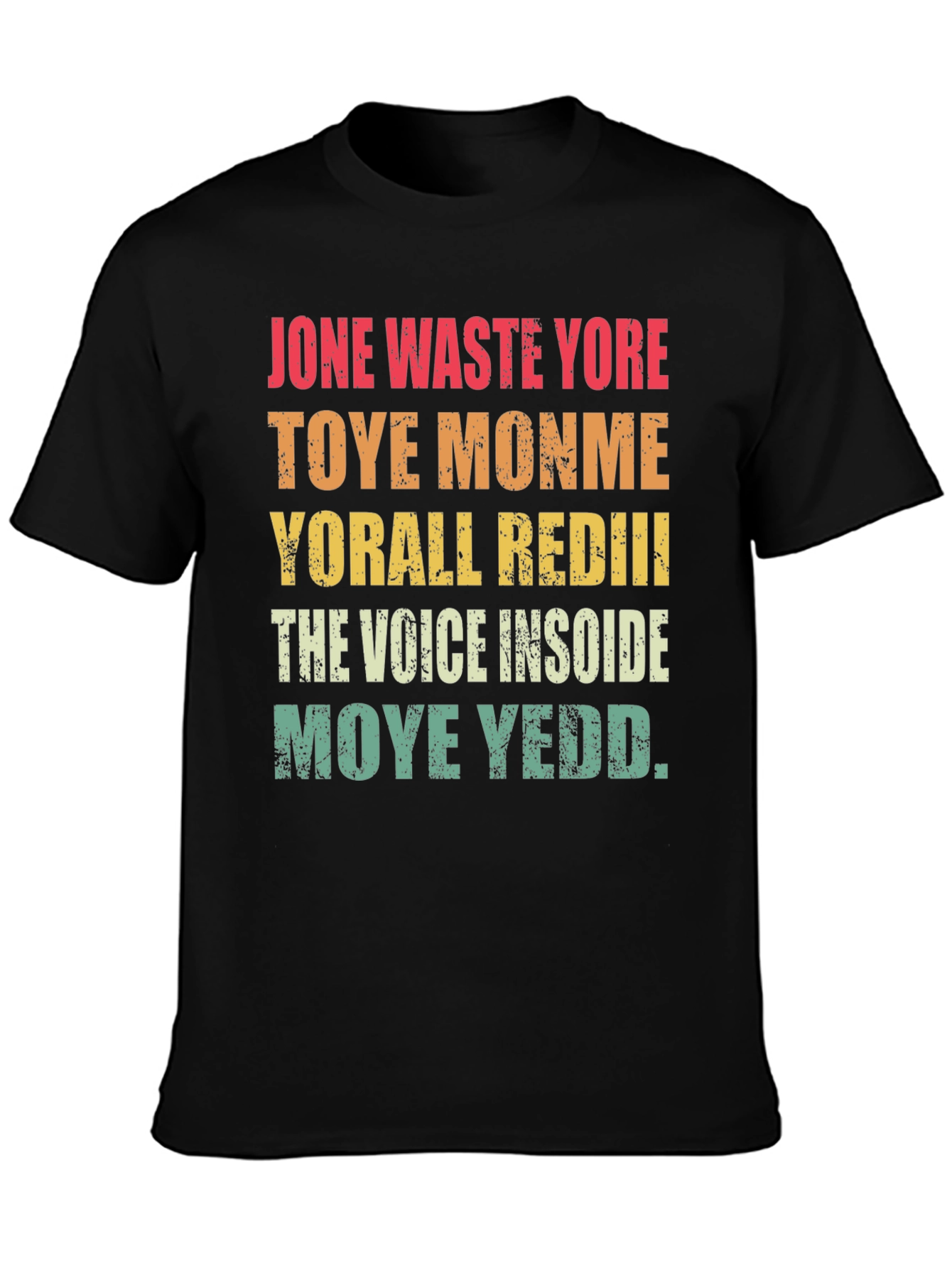 Retro Text T-Shirt