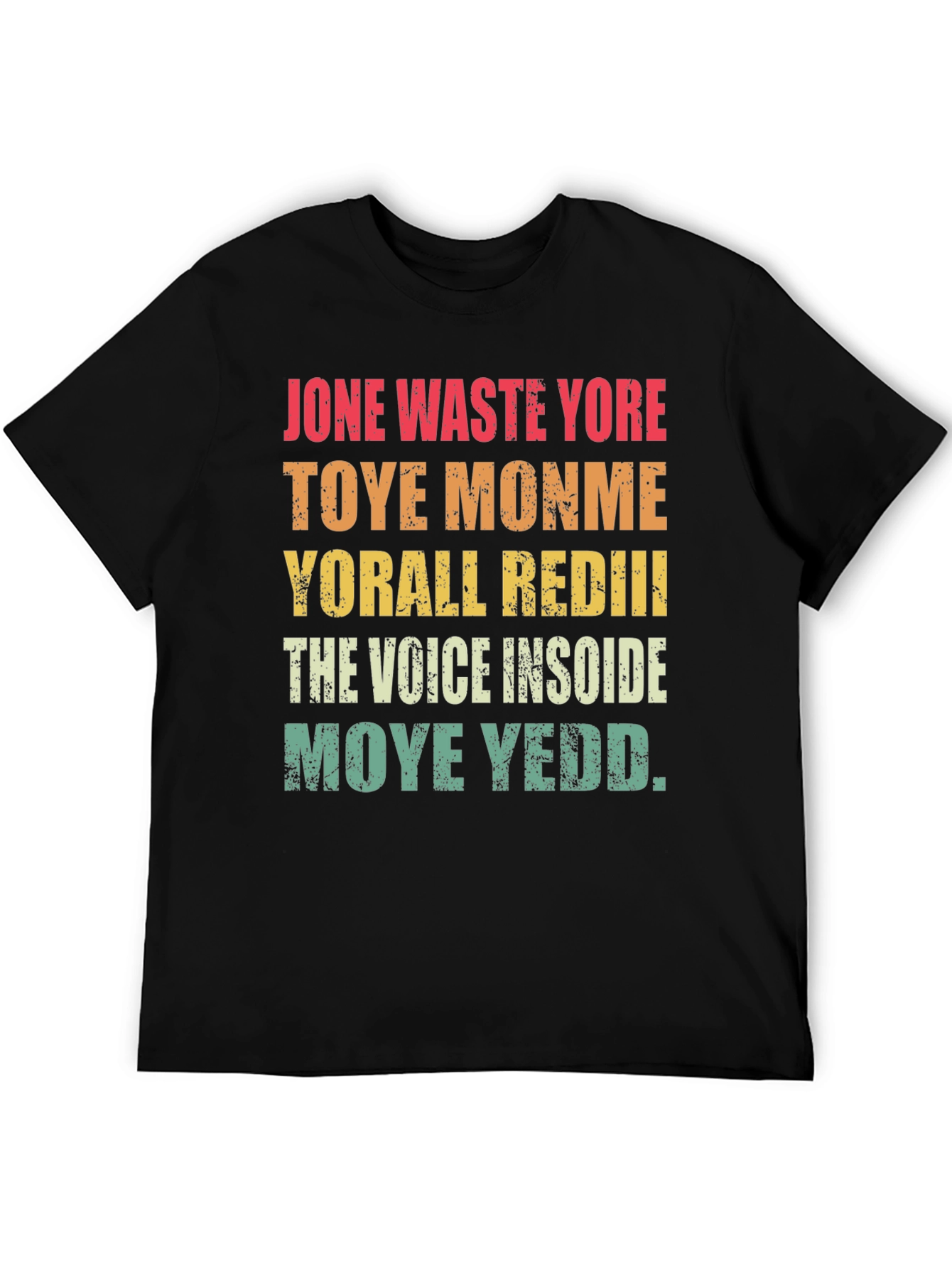 Retro Text T-Shirt