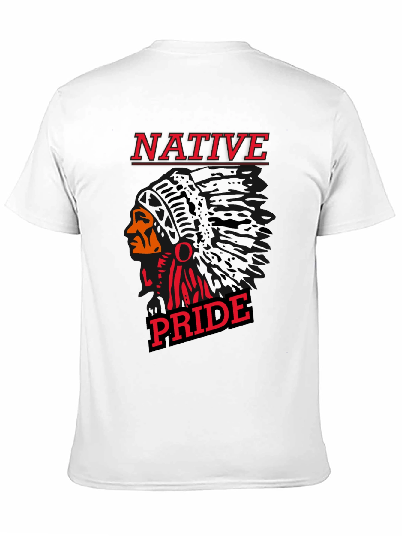 Native Pride Black Graphic T-Shirt