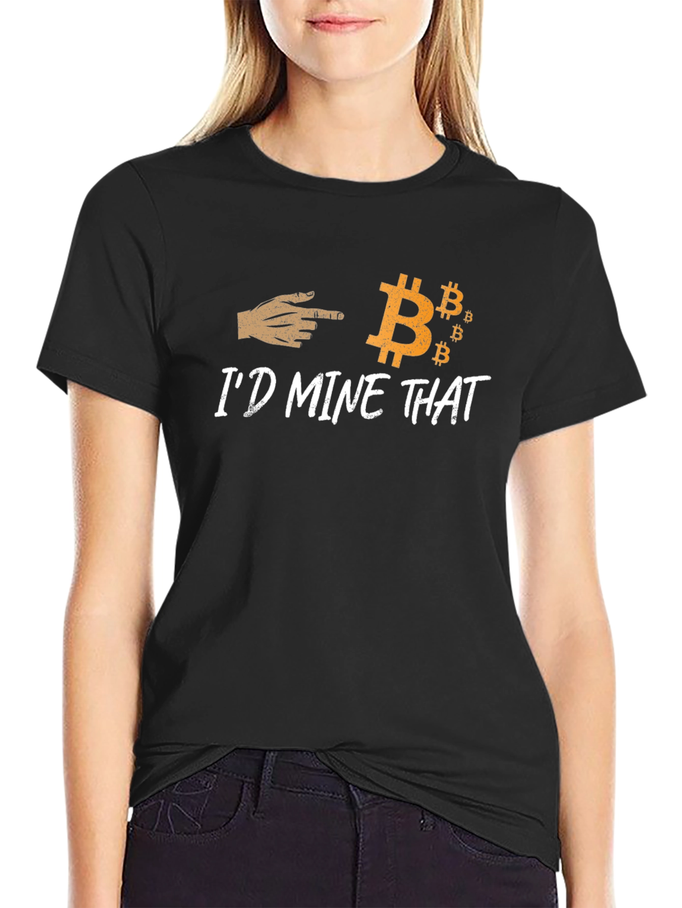 Id Mine That Bitcoin Graphic Tee