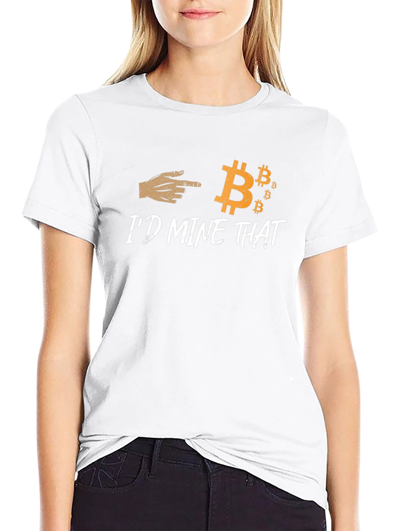 Id Mine That Bitcoin Graphic Tee
