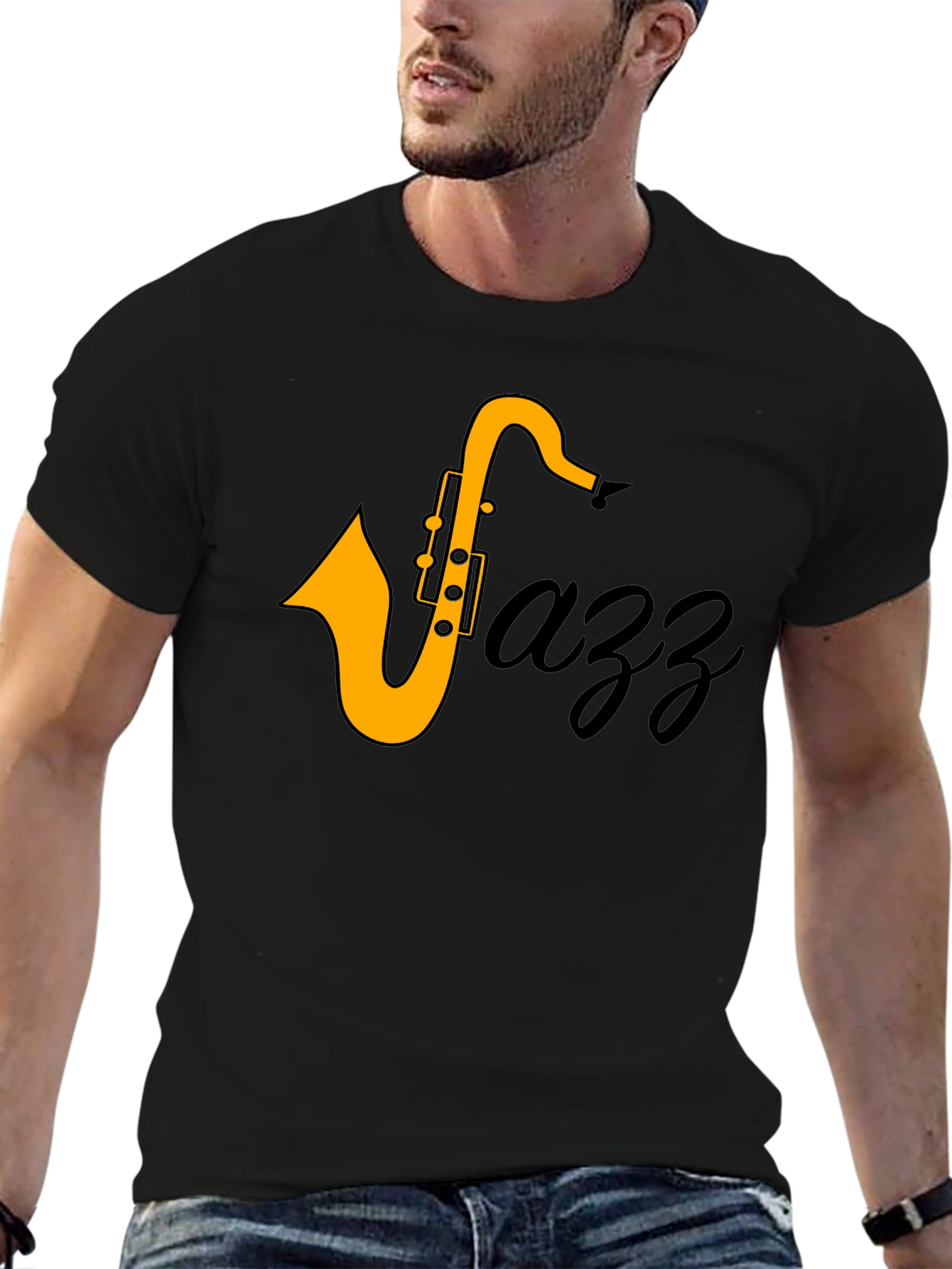 Jazz Saxophone T-Shirt - Cool Music Tee