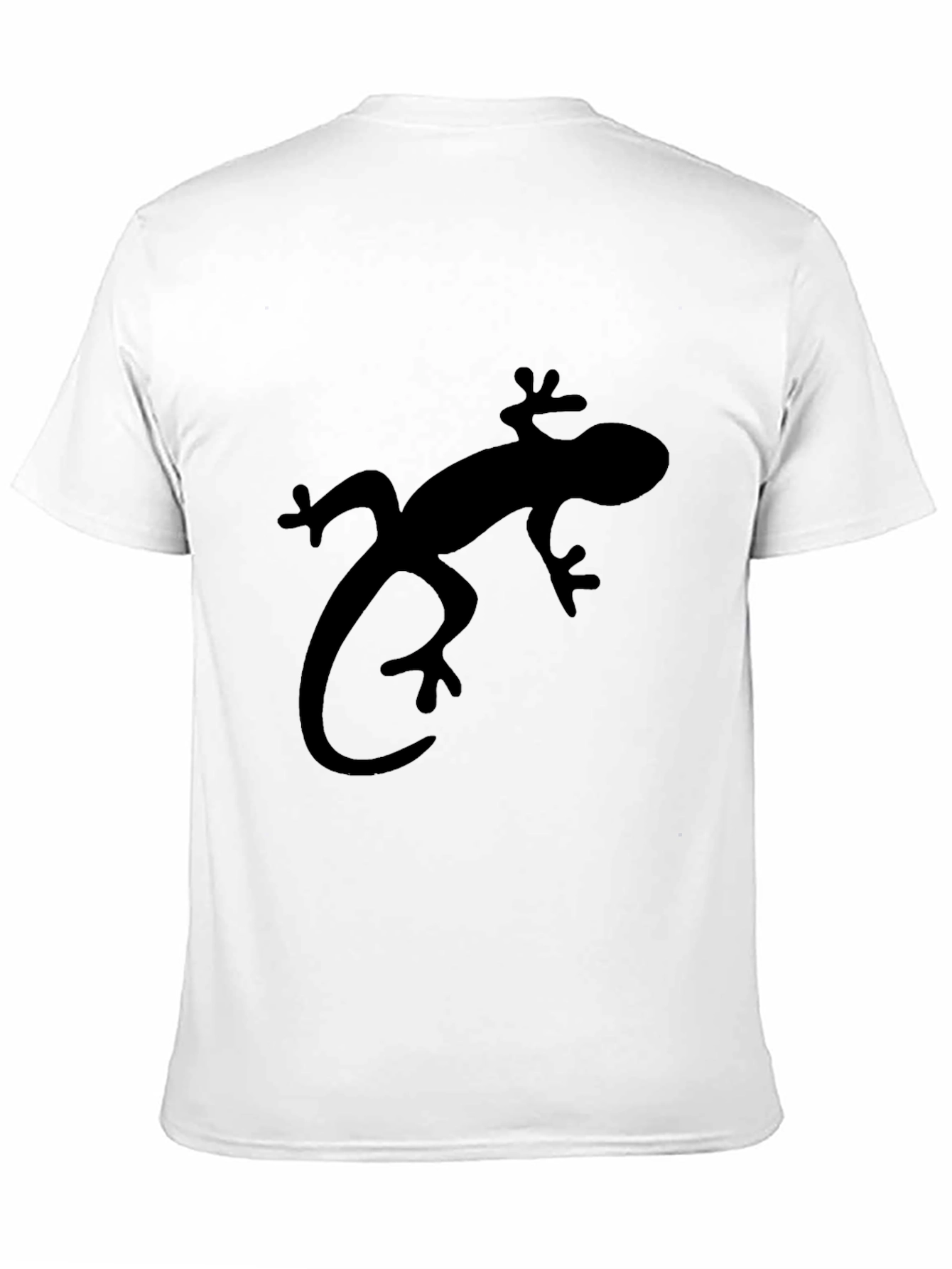 Lizard Graphic Black T-Shirt - Casual Style