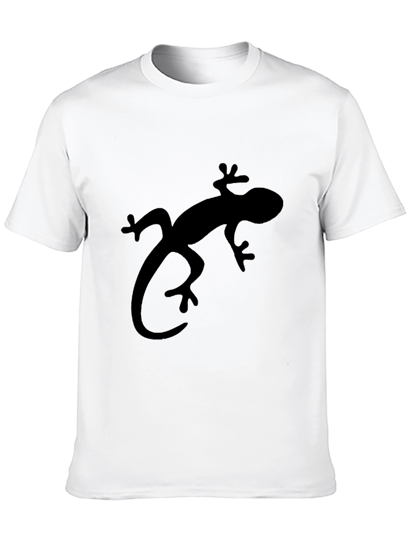 Lizard Graphic Black T-Shirt - Casual Style
