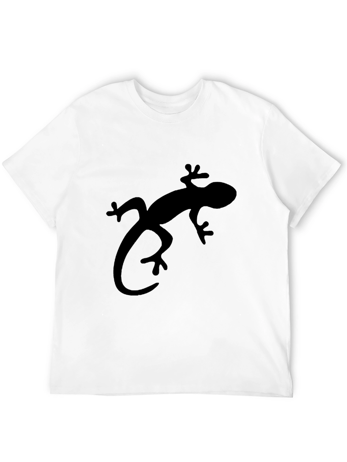 Lizard Graphic Black T-Shirt - Casual Style