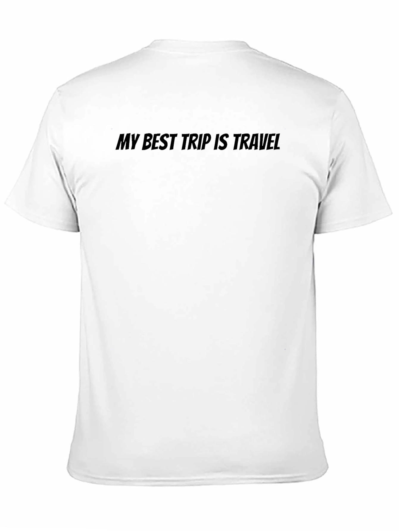 My Best Trip Is Travel Black T-Shirt
