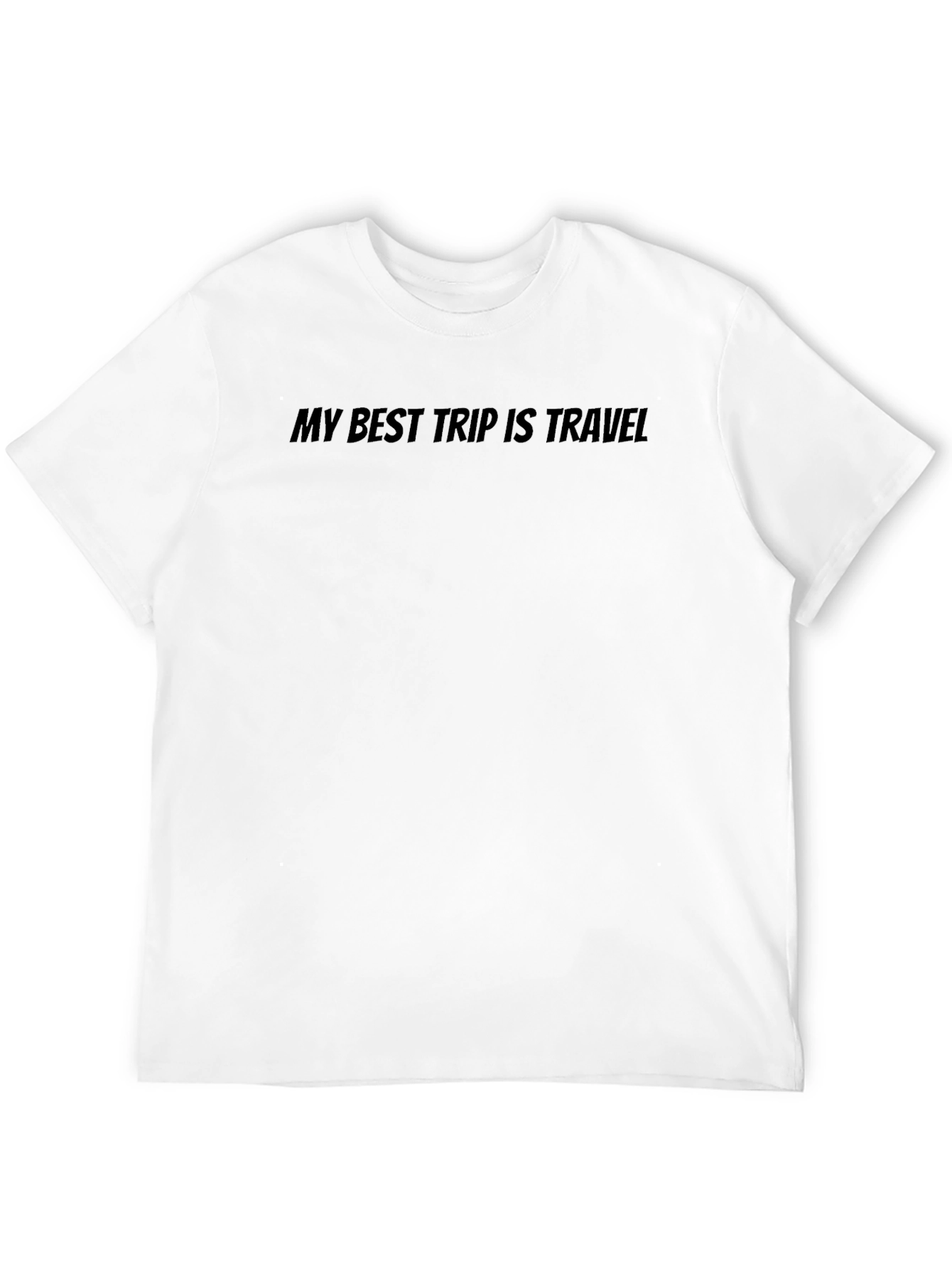My Best Trip Is Travel Black T-Shirt
