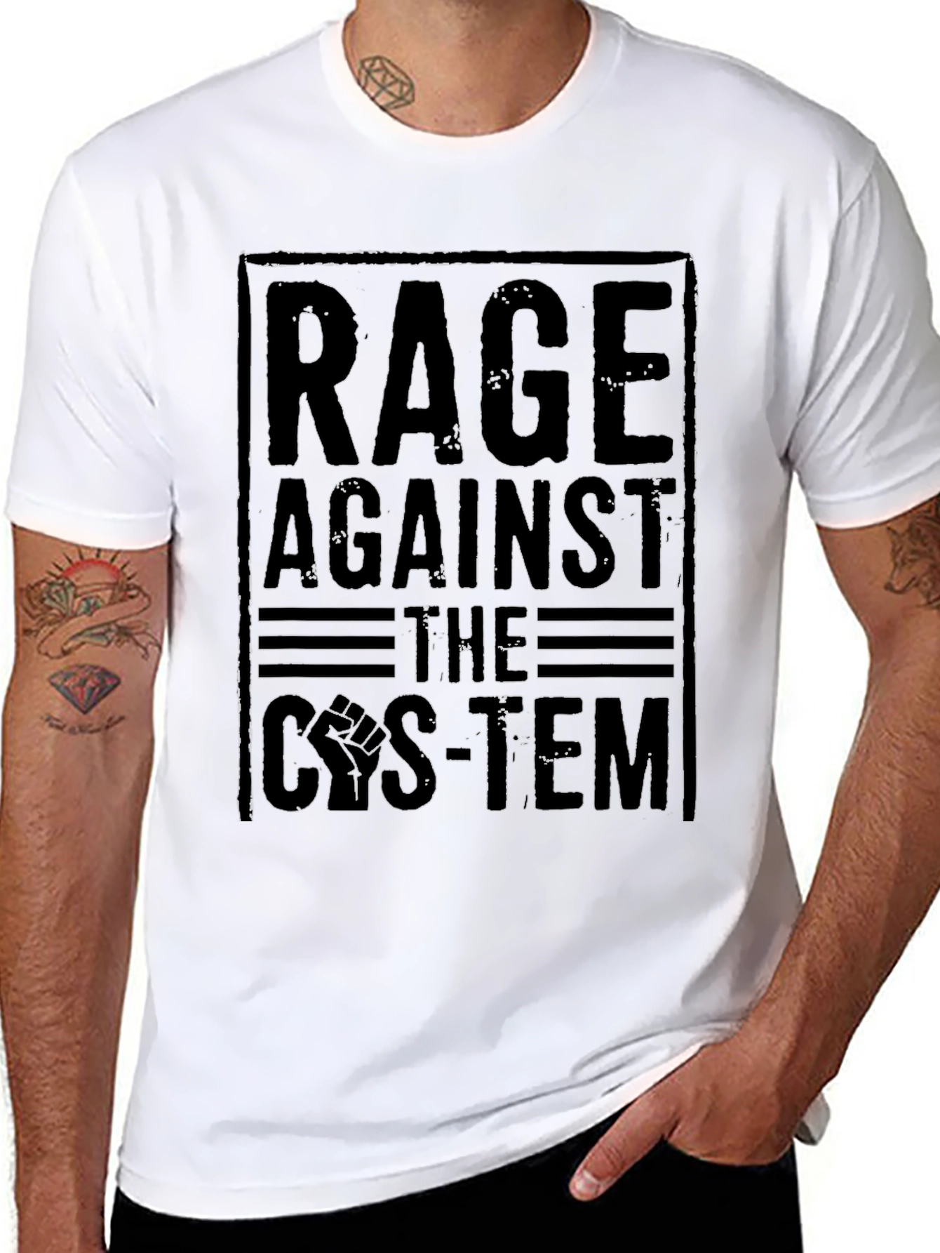 Rage Against the System Graphic Tee