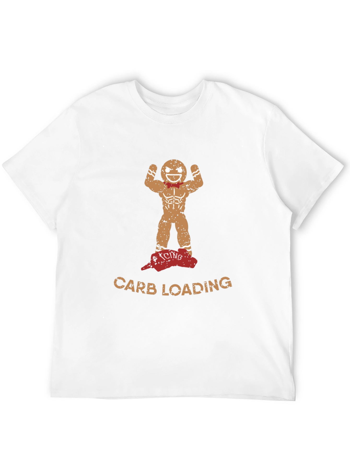 Carb Loading Gingerbread Man Gym T-Shirt