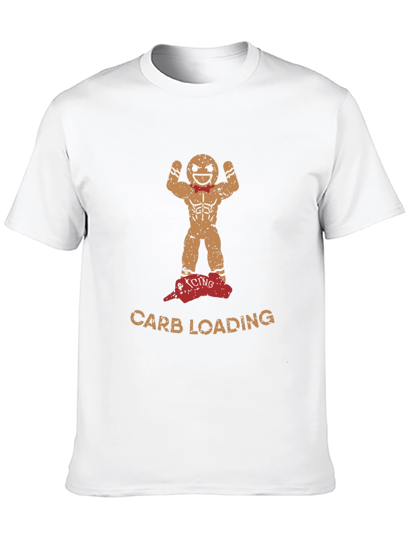 Carb Loading Gingerbread Man Gym T-Shirt