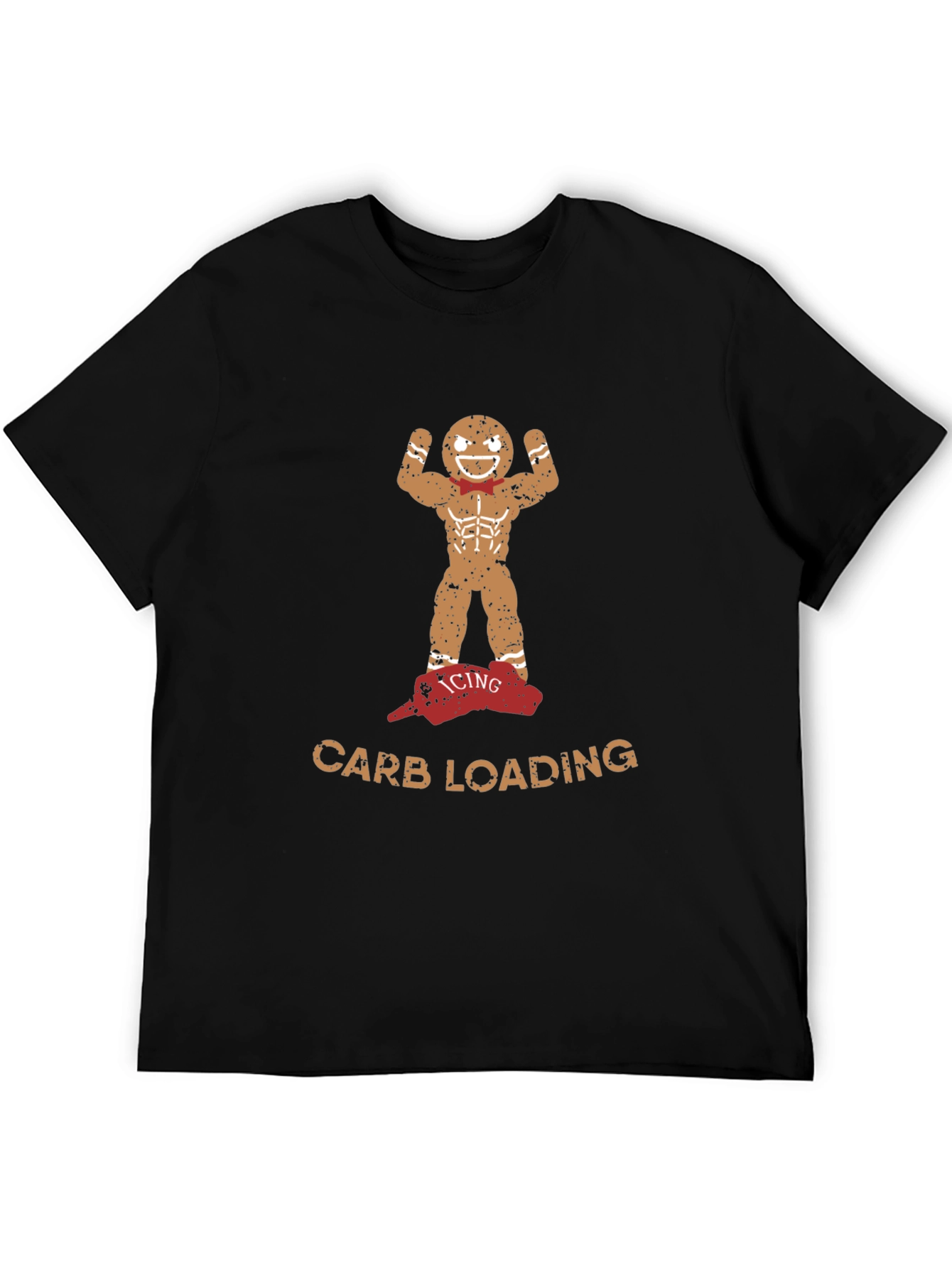 Carb Loading Gingerbread Man Gym T-Shirt