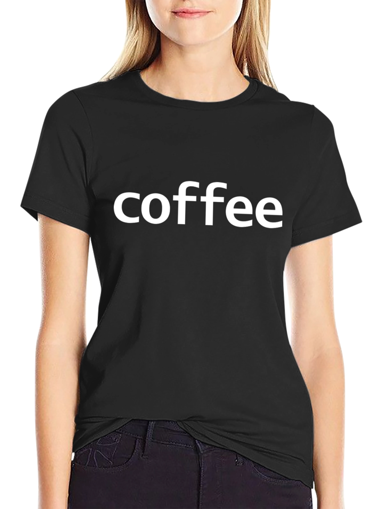 Coffee T-Shirt - Minimalist Design Black Tee