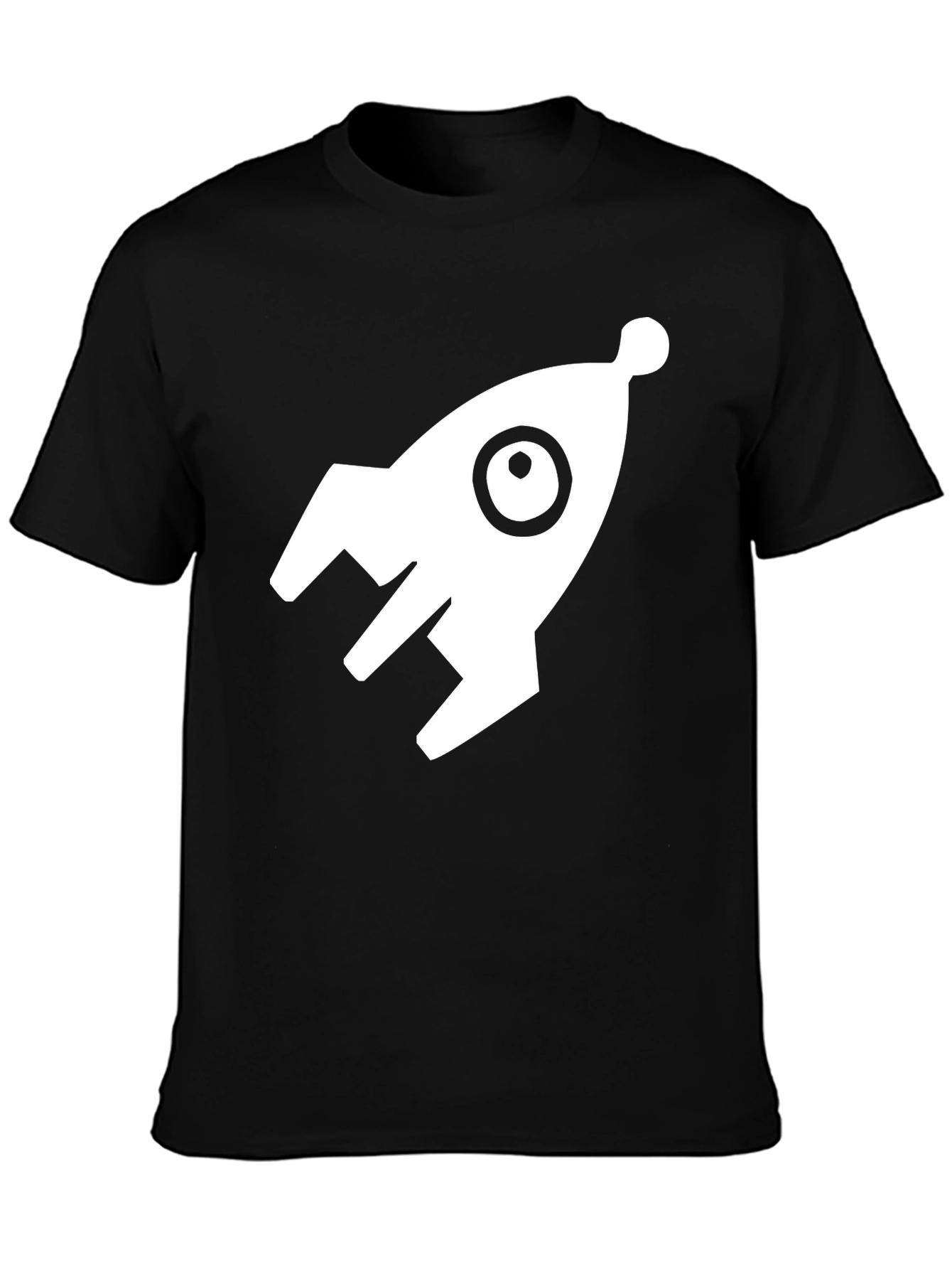 Rocket Graphic Black T-Shirt