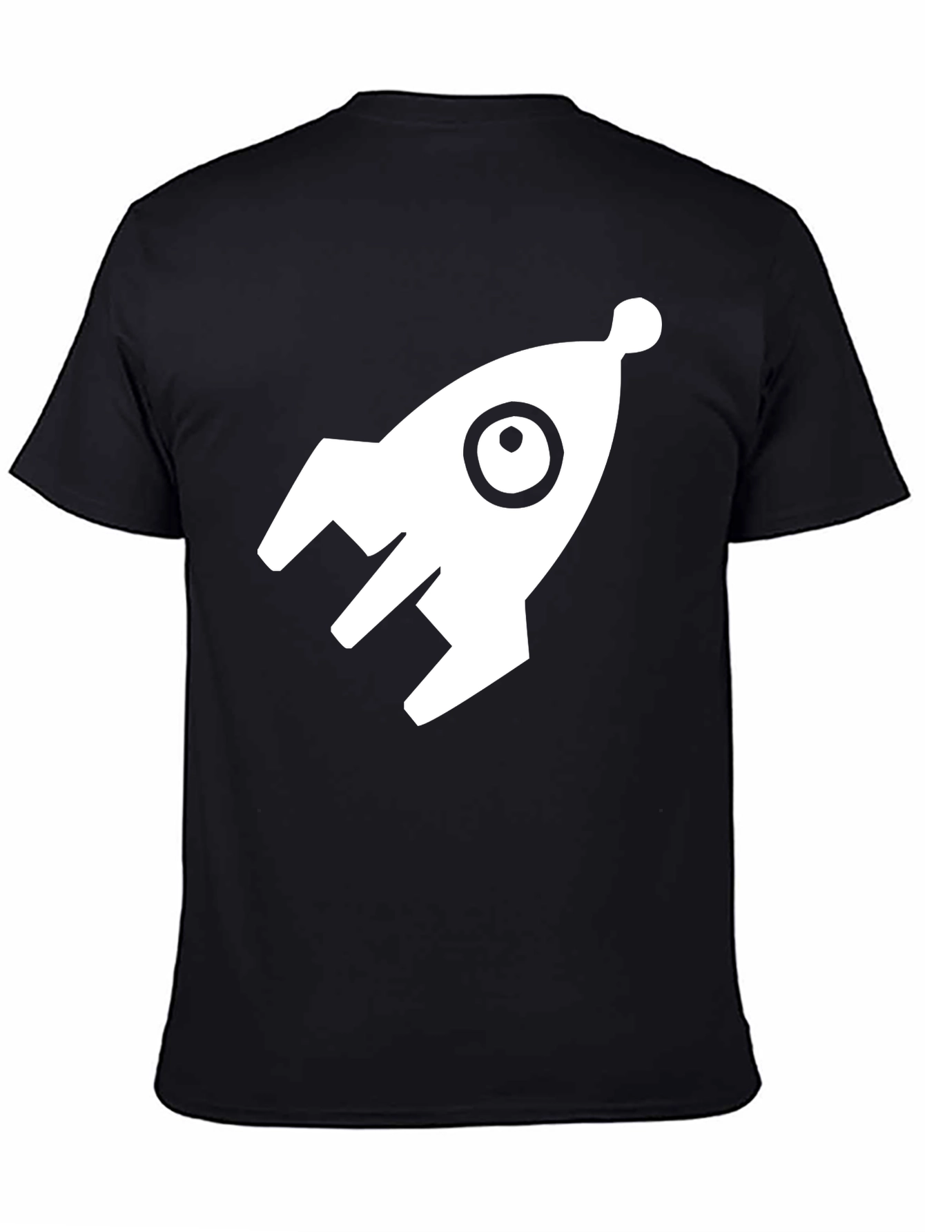 Rocket Graphic Black T-Shirt