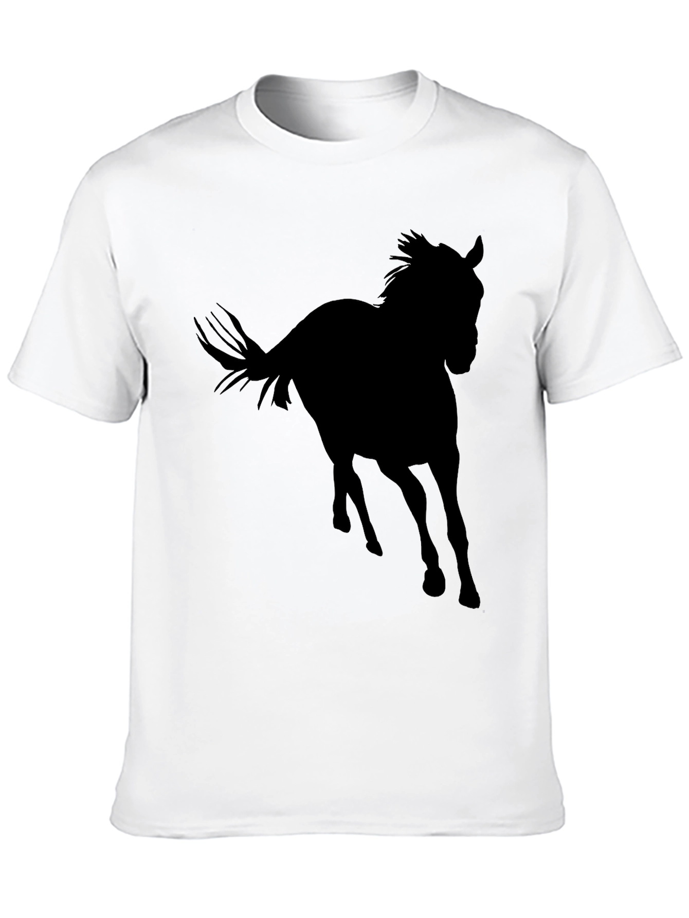 Black Horse Silhouette T-Shirt