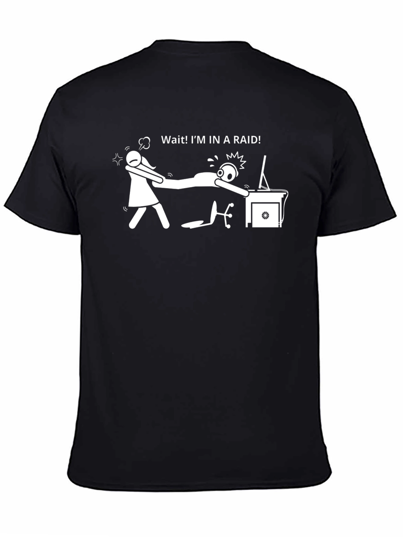 Funny Gamer T-Shirt - Im In A Raid!