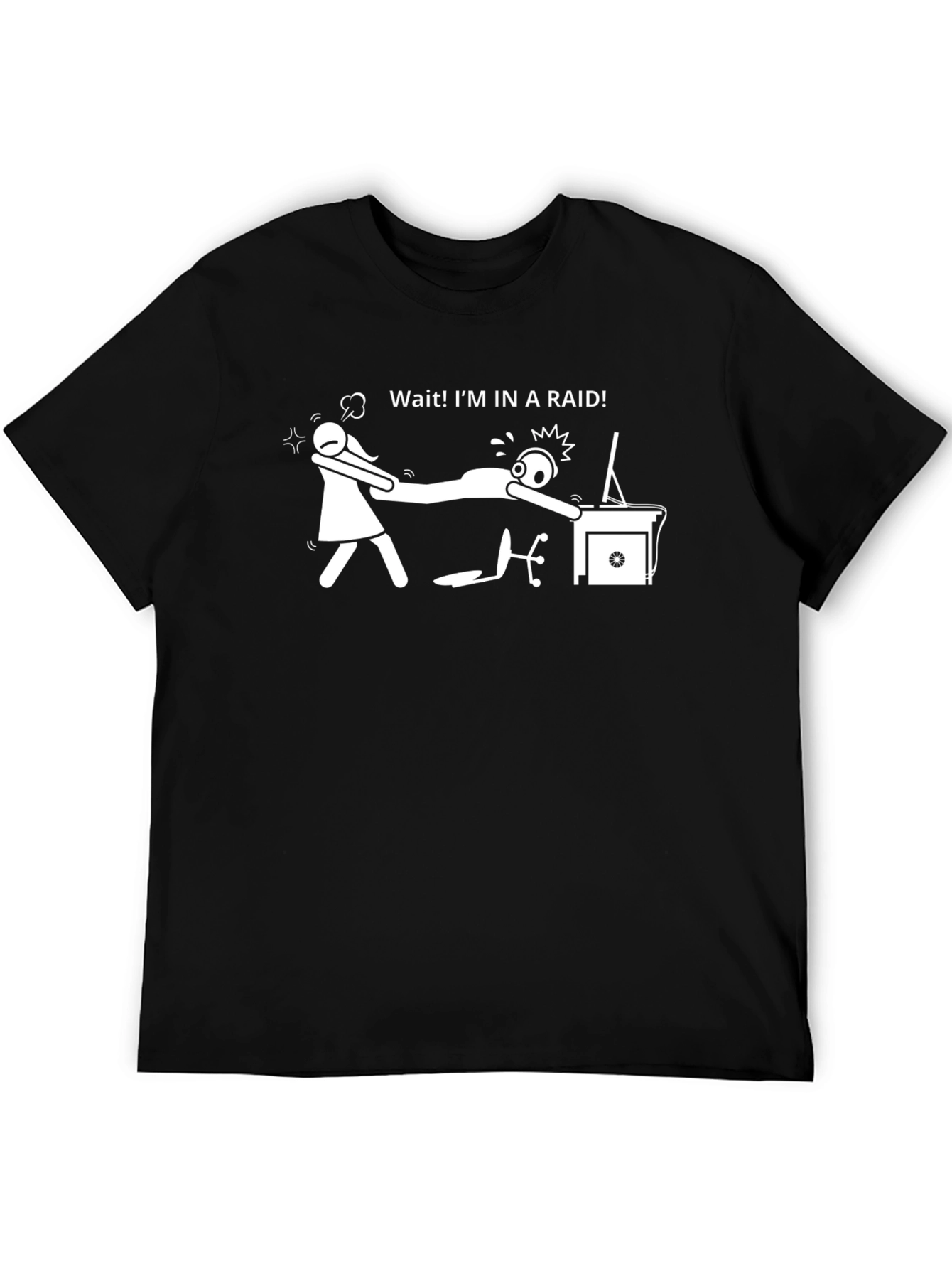 Funny Gamer T-Shirt - Im In A Raid!