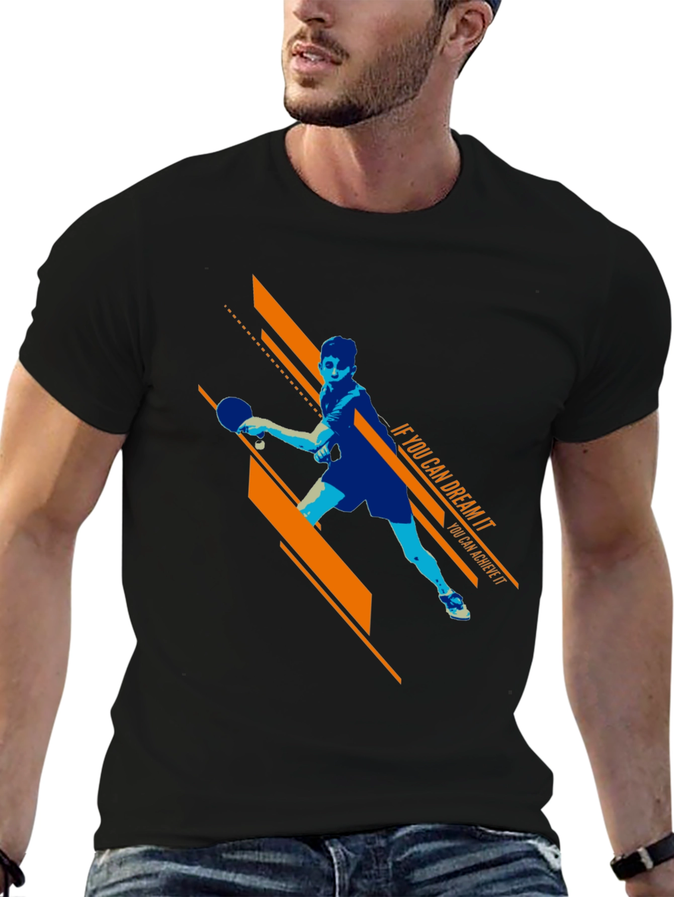 Dream Achieve Table Tennis Graphic Tee