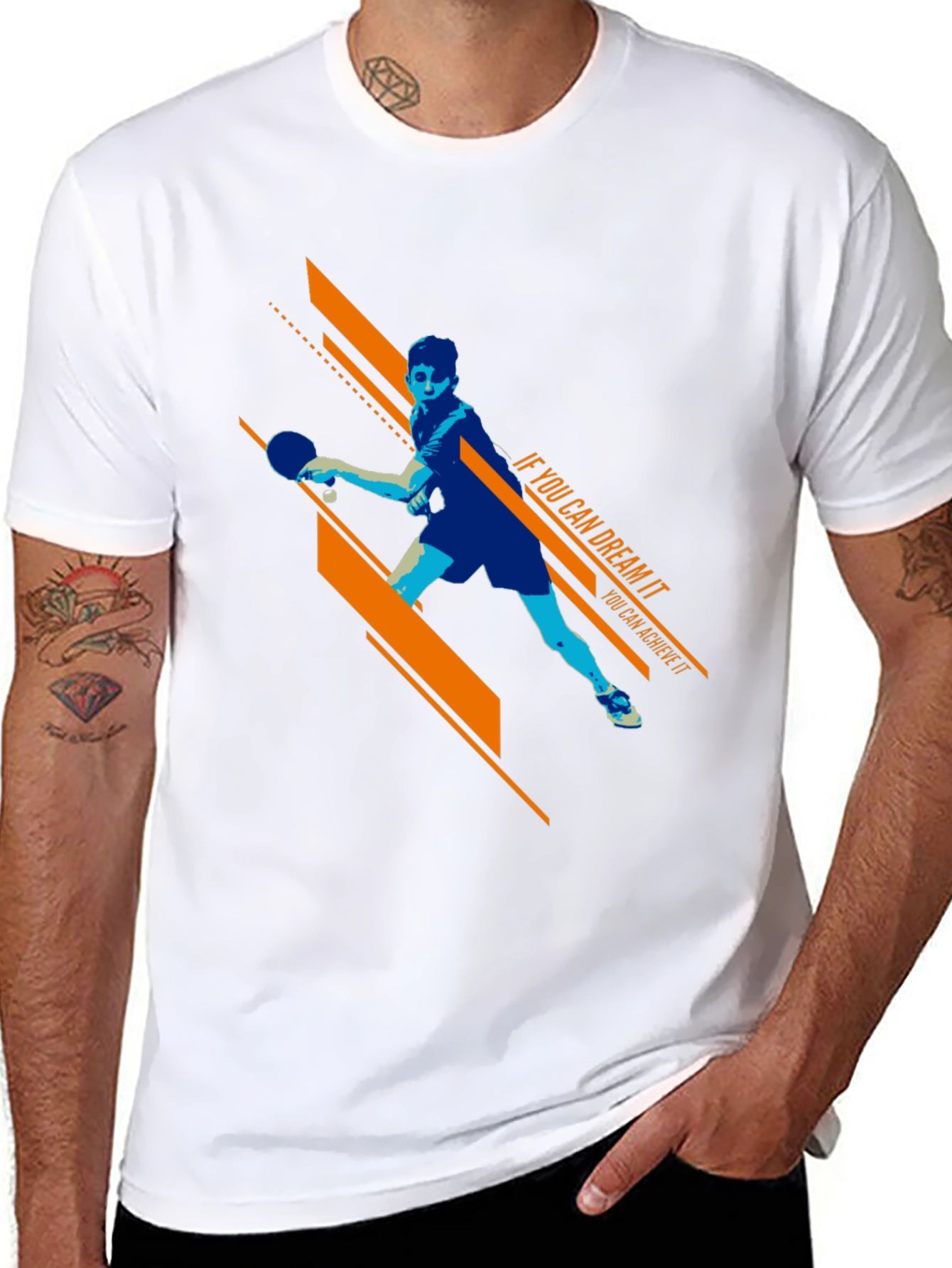 Dream Achieve Table Tennis Graphic Tee