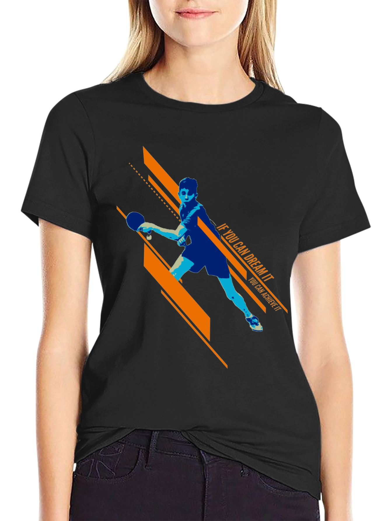 Dream Achieve Table Tennis Graphic Tee