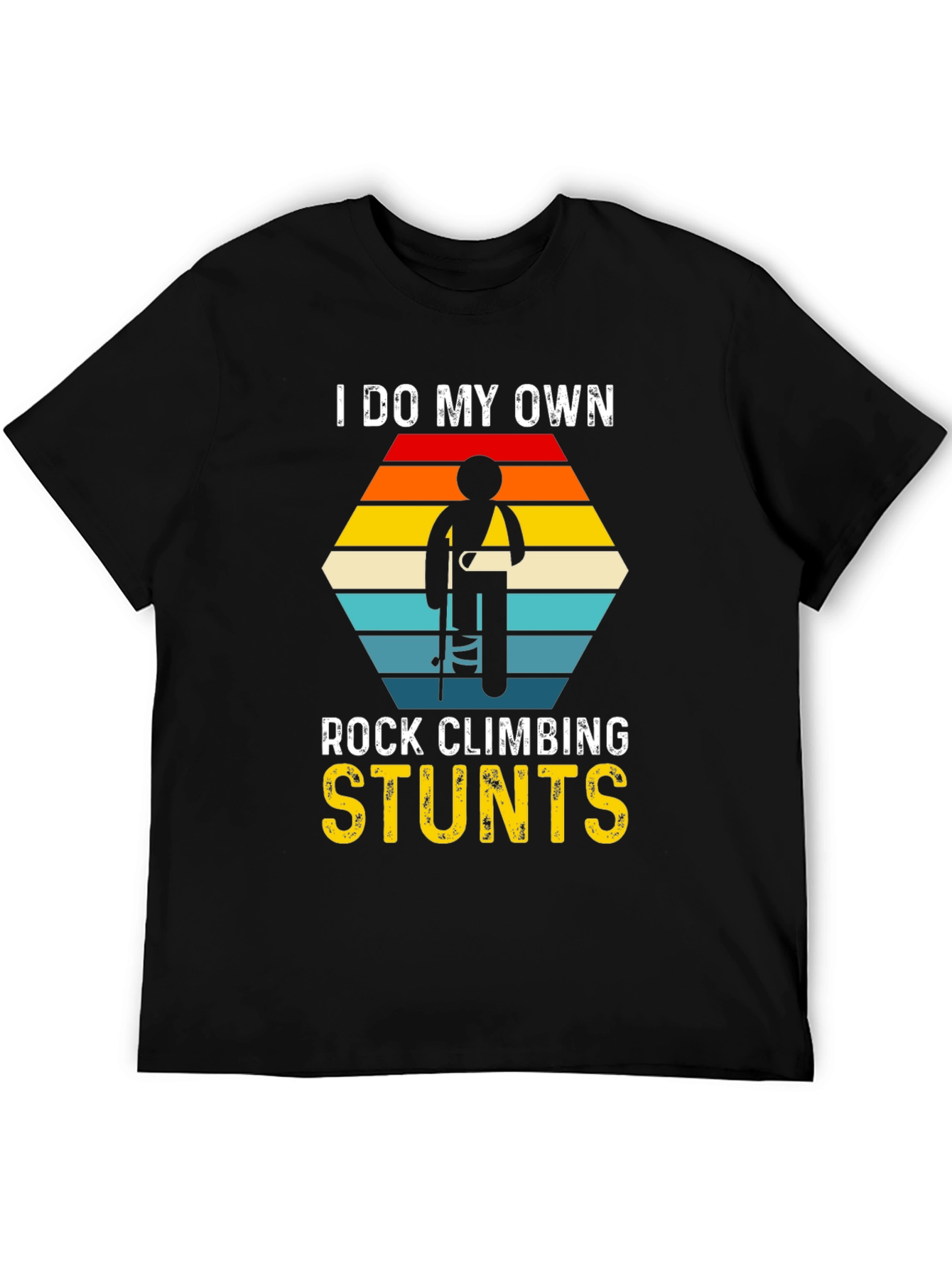 Rock Climbing Stunts Graphic T-Shirt