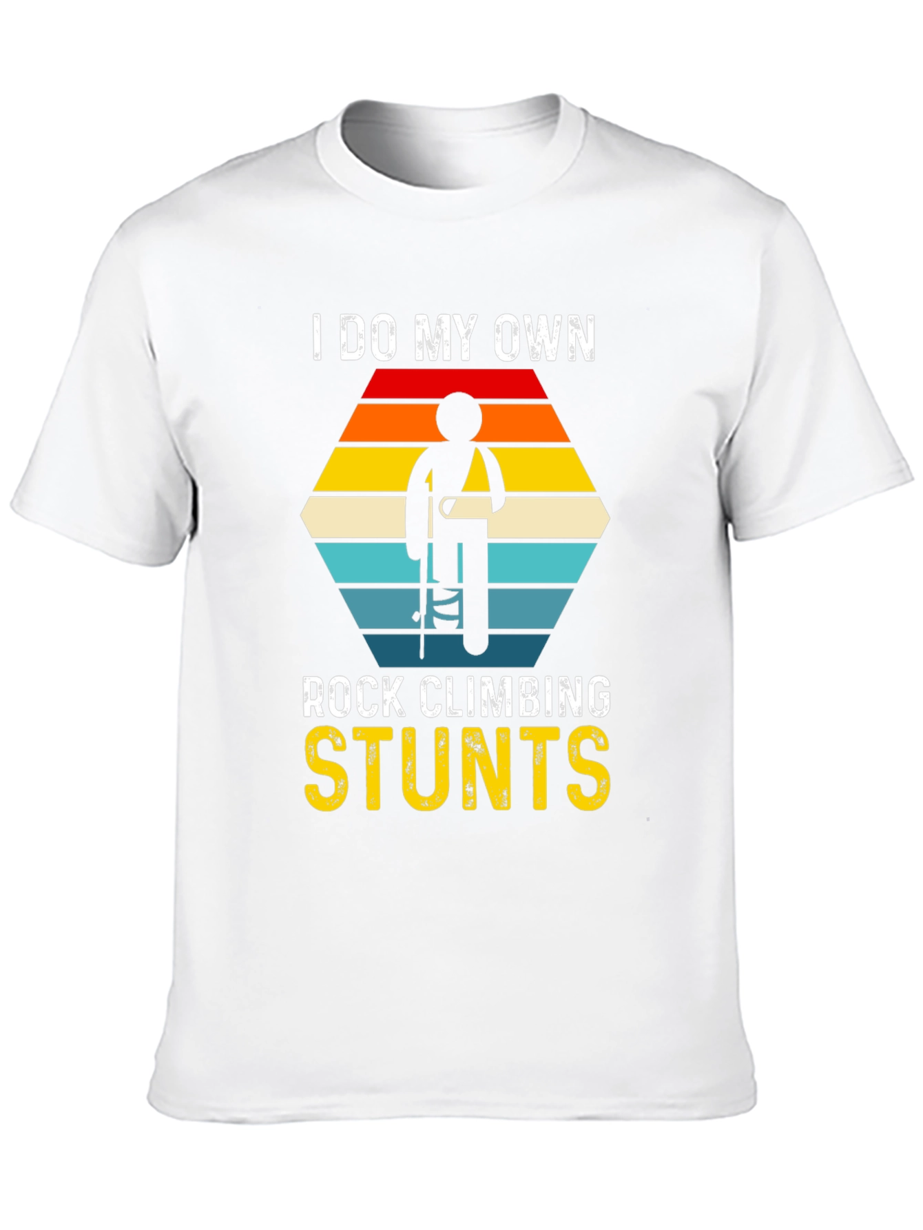 Rock Climbing Stunts Graphic T-Shirt