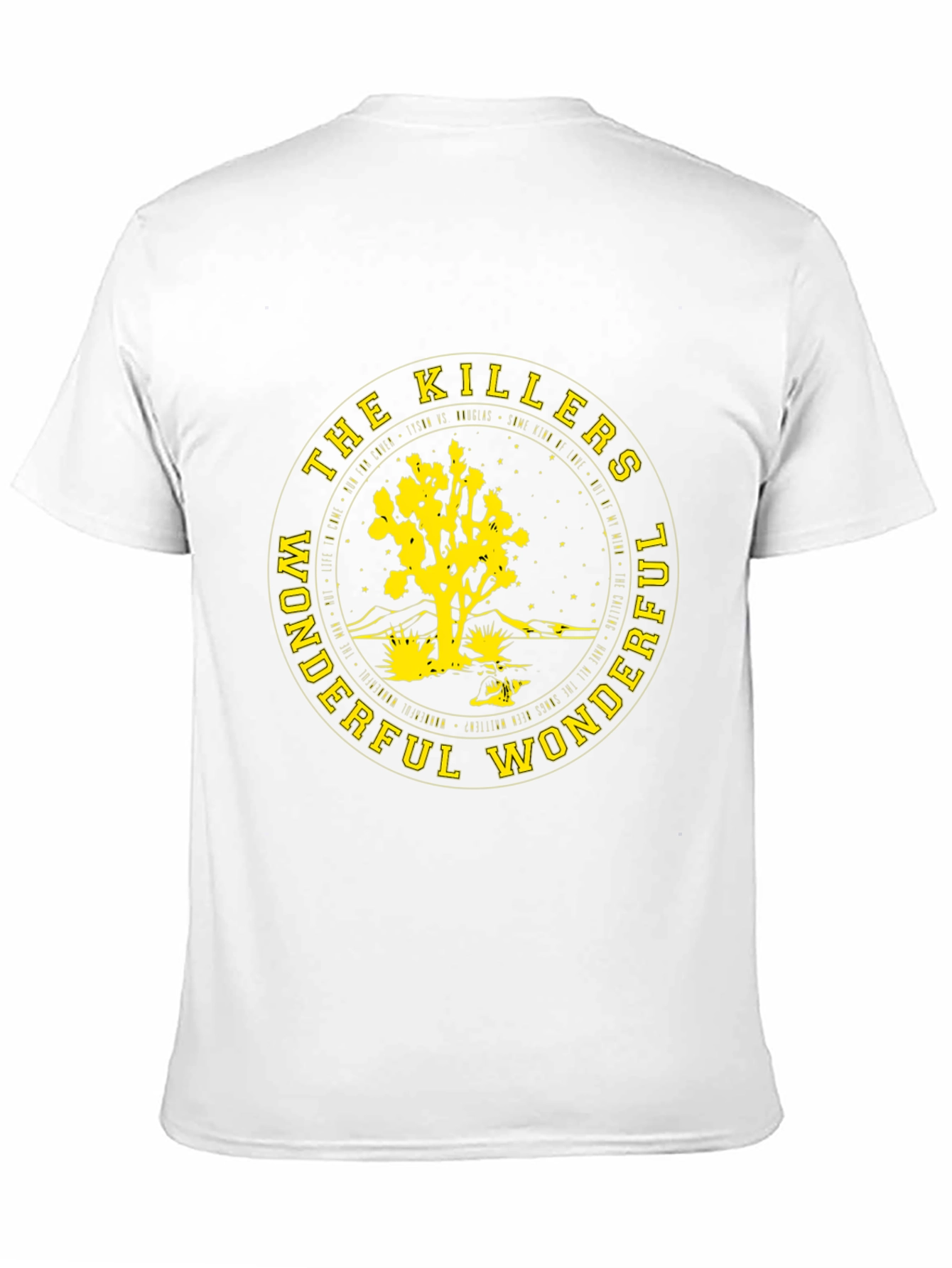 The Killers Wonderful Wonderful Black T-Shirt