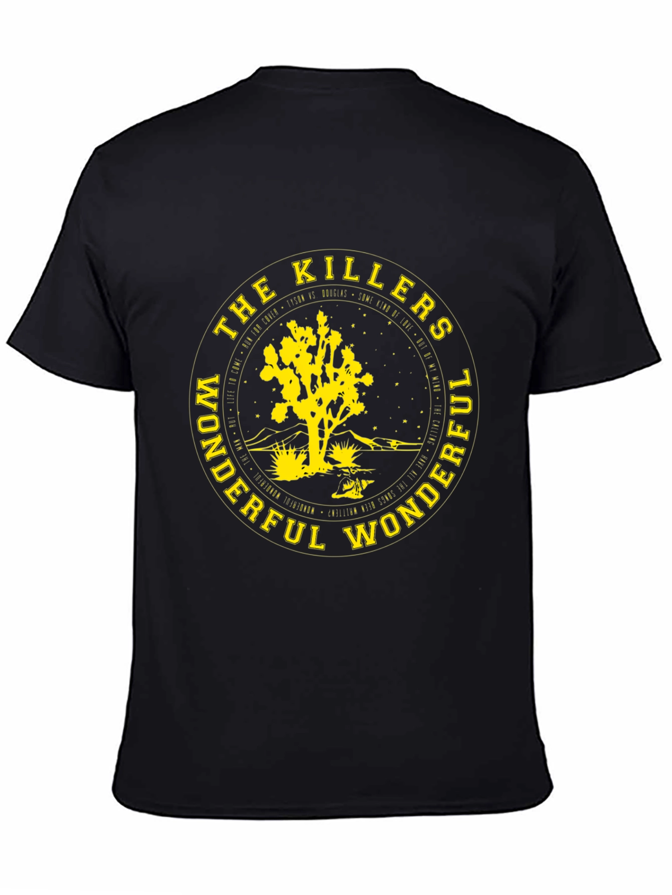The Killers Wonderful Wonderful Black T-Shirt