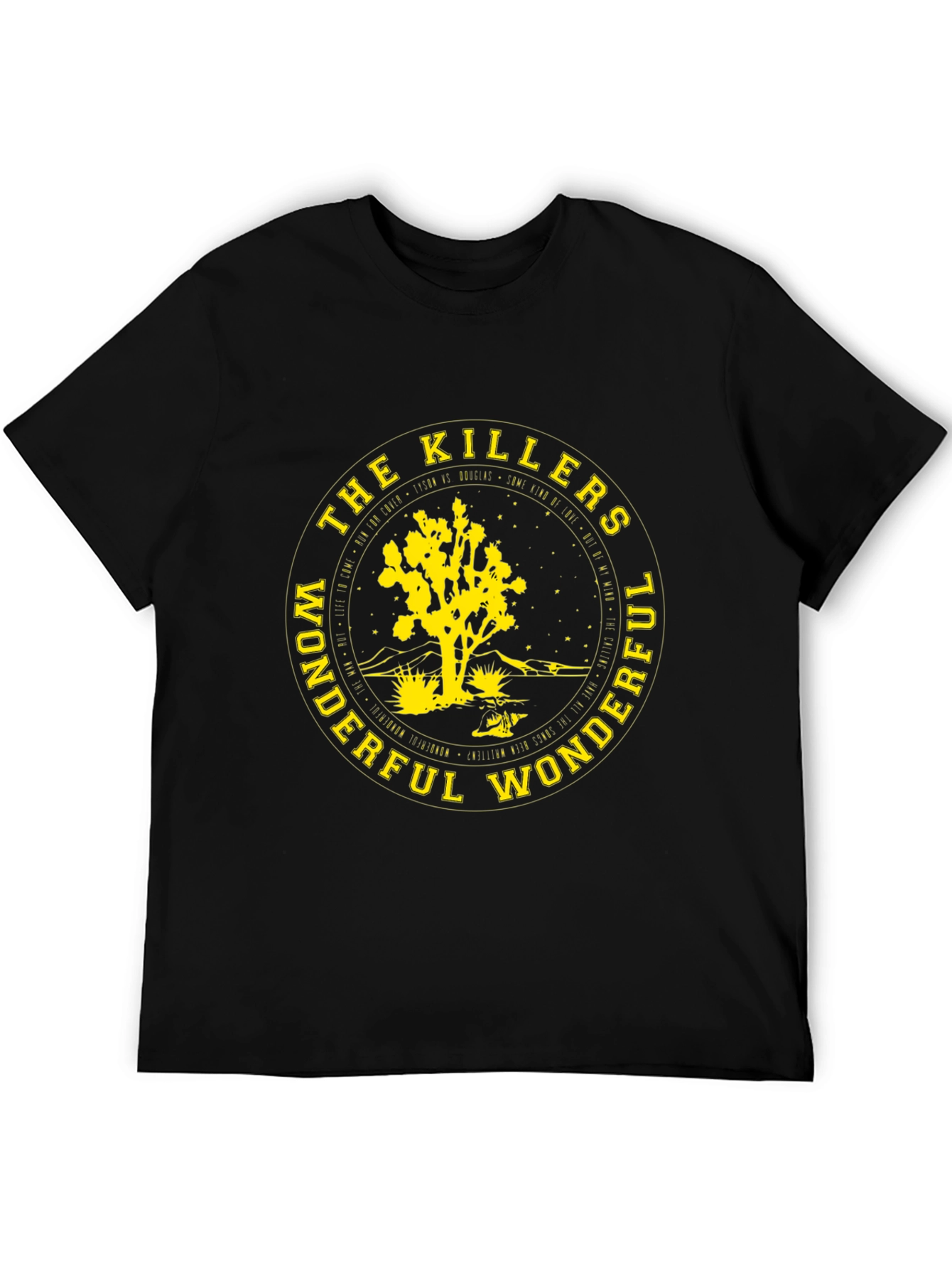 The Killers Wonderful Wonderful Black T-Shirt