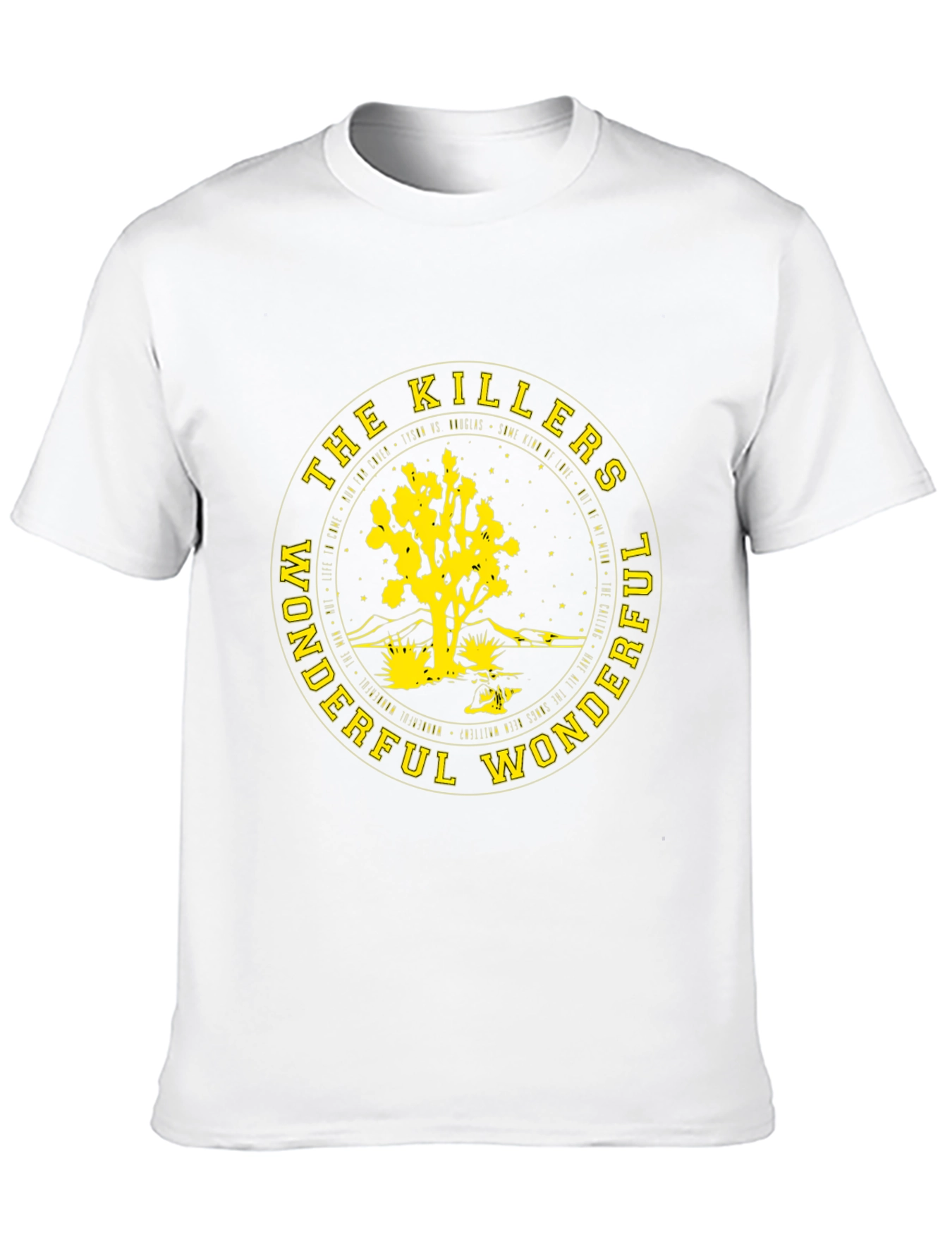 The Killers Wonderful Wonderful Black T-Shirt