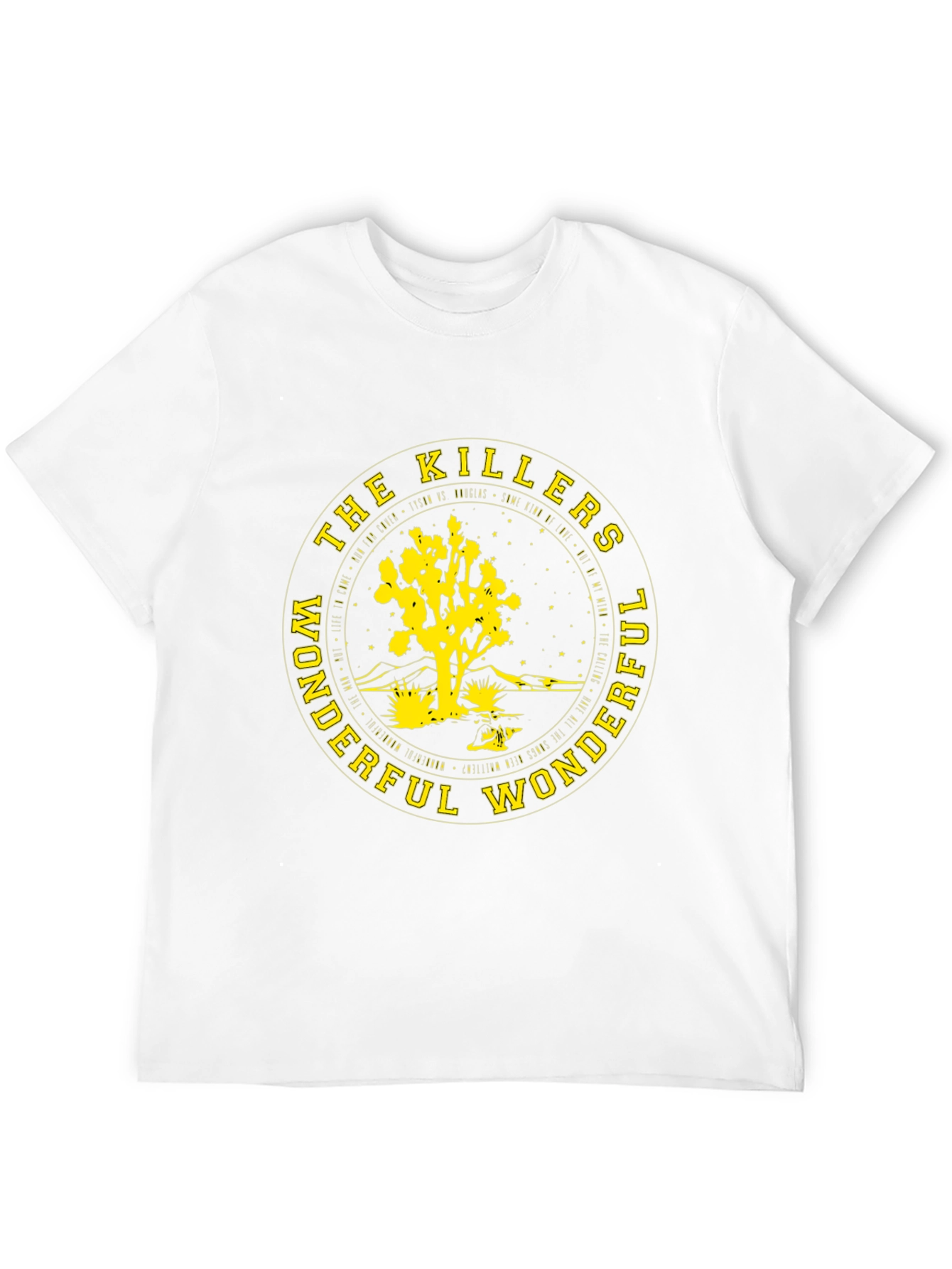 The Killers Wonderful Wonderful Black T-Shirt