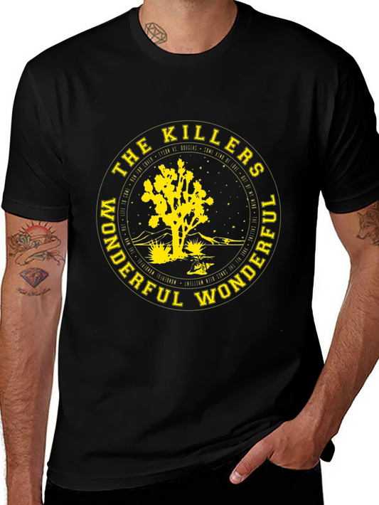 The Killers Wonderful Wonderful Black T-Shirt