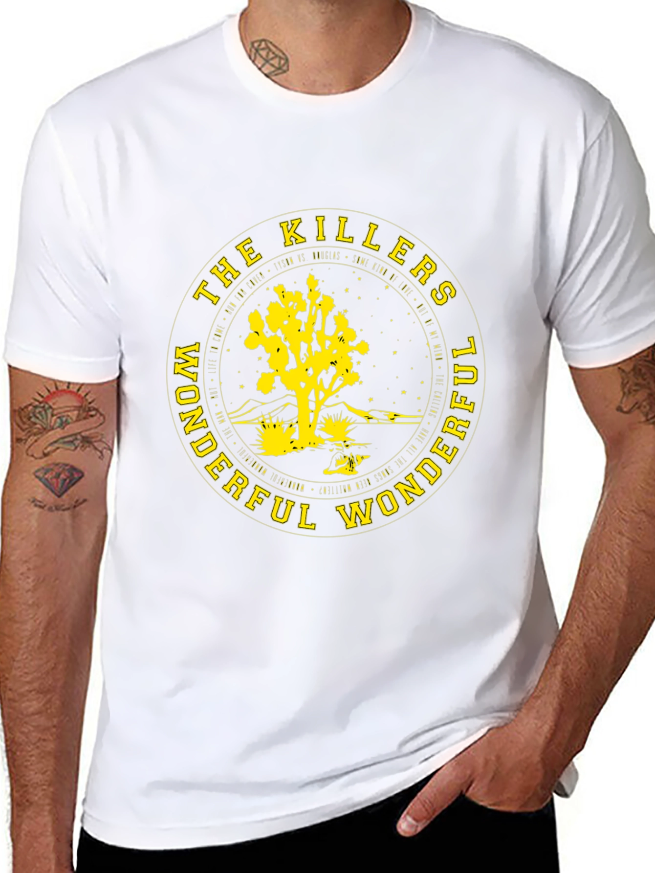 The Killers Wonderful Wonderful Black T-Shirt