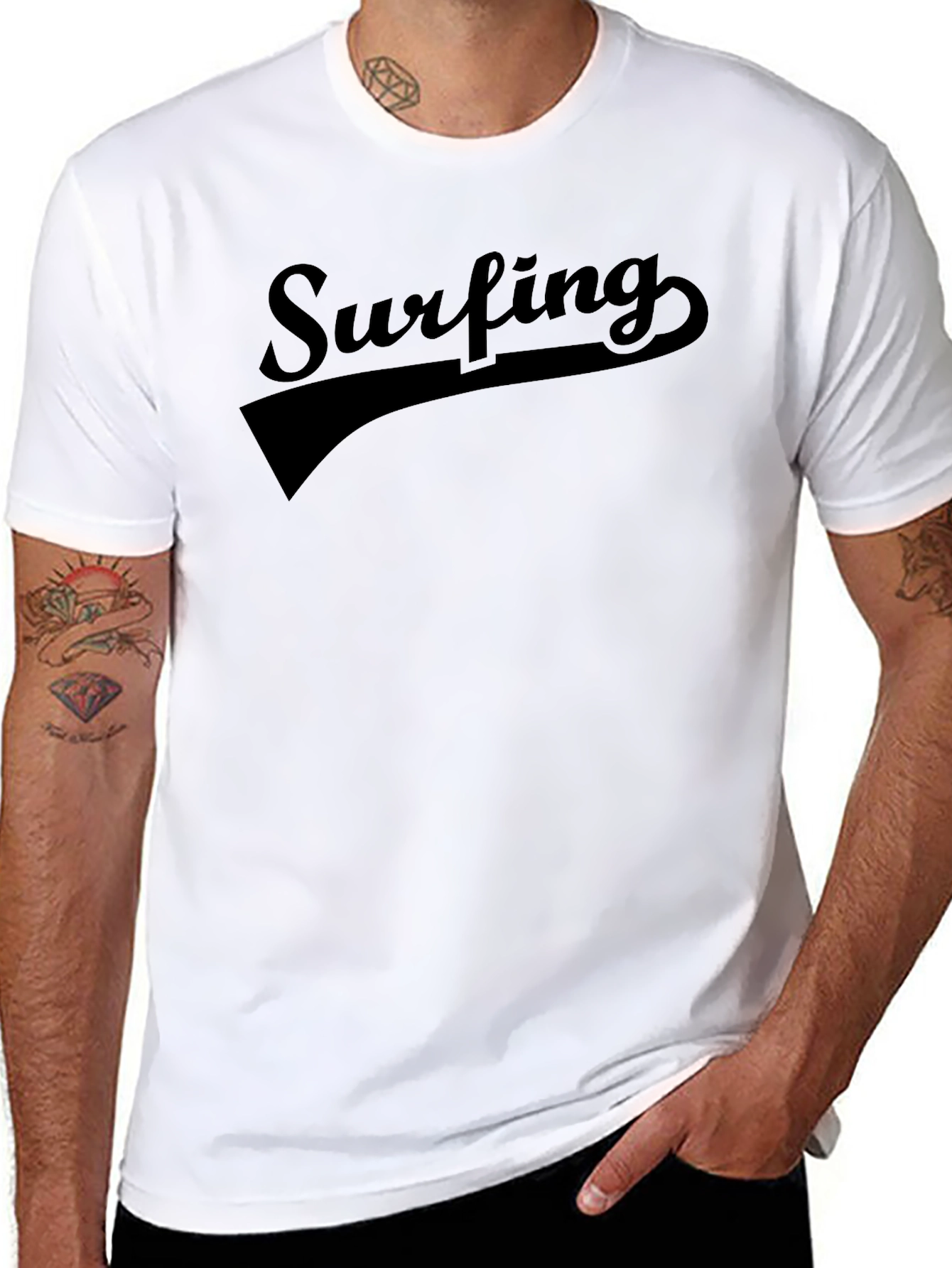 Surfing Graphic Tee - Casual Cool Style