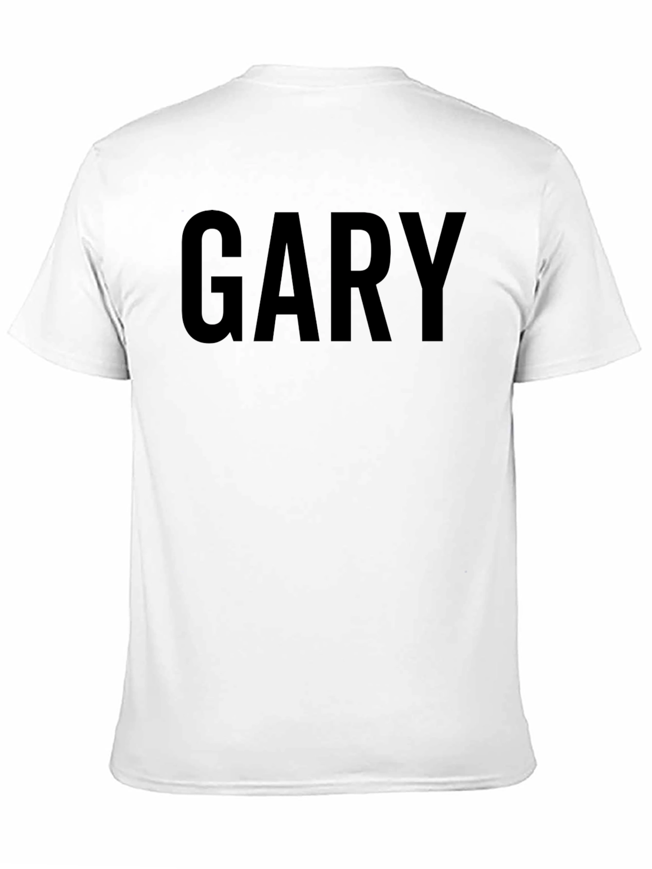 Mens Black Gary Graphic Tee - Casual Wear