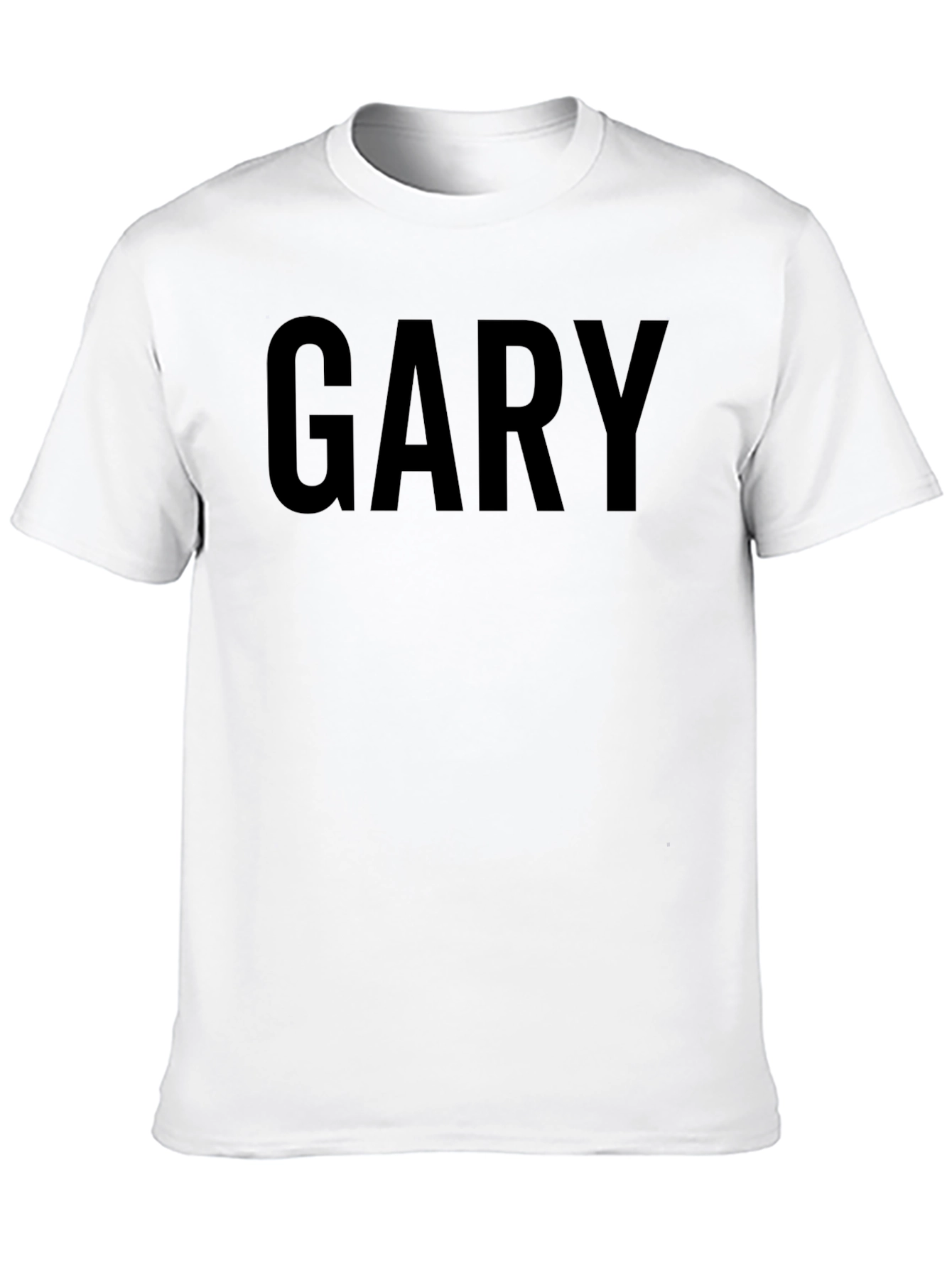 Mens Black Gary Graphic Tee - Casual Wear