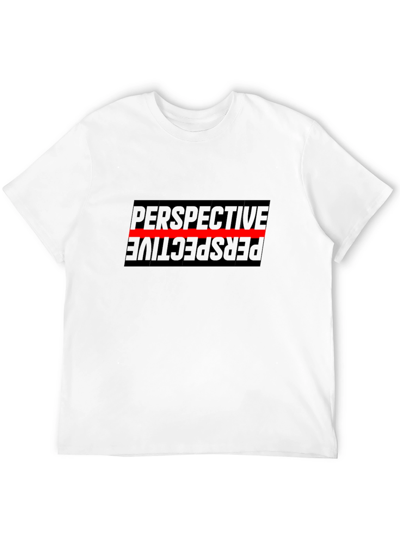 Perspective Graphic T-Shirt - Black
