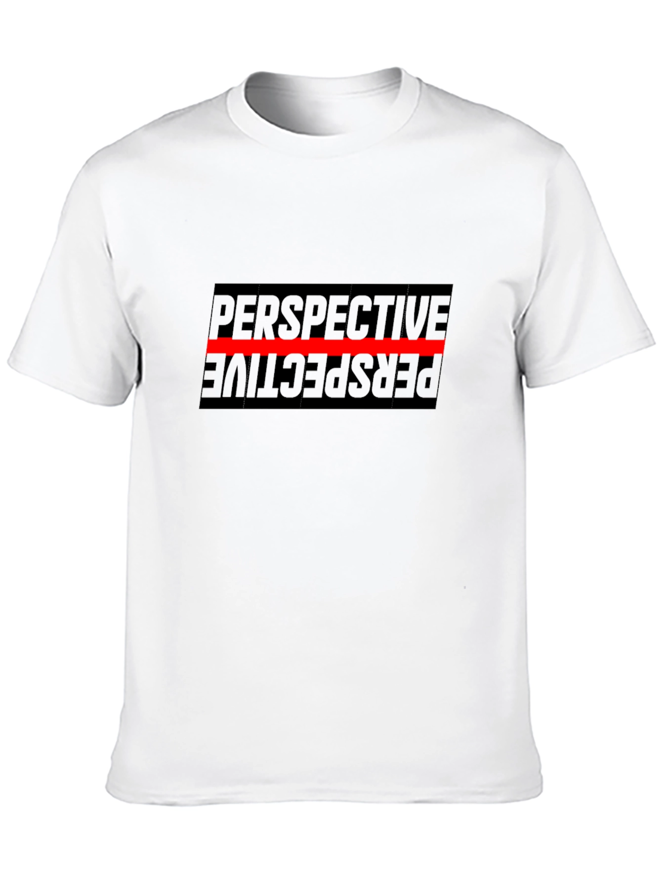 Perspective Graphic T-Shirt - Black