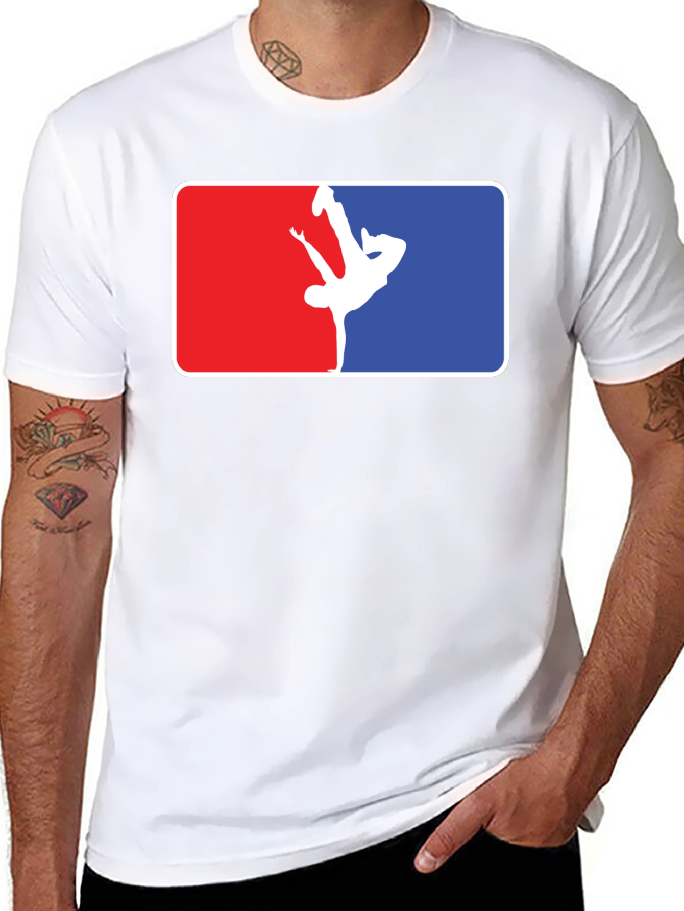 Breakdance Pose Graphic Tee - Cool & Stylish