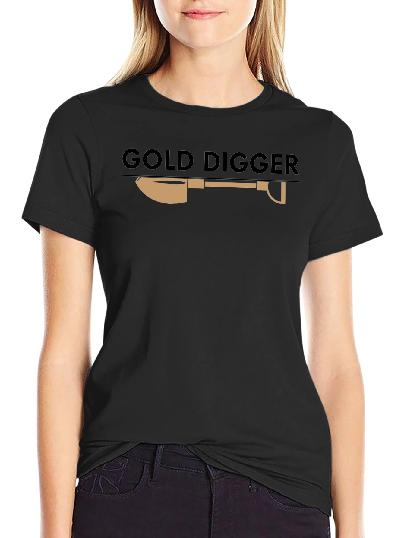 Gold Digger Graphic Tee - Novelty Design T-Shirt